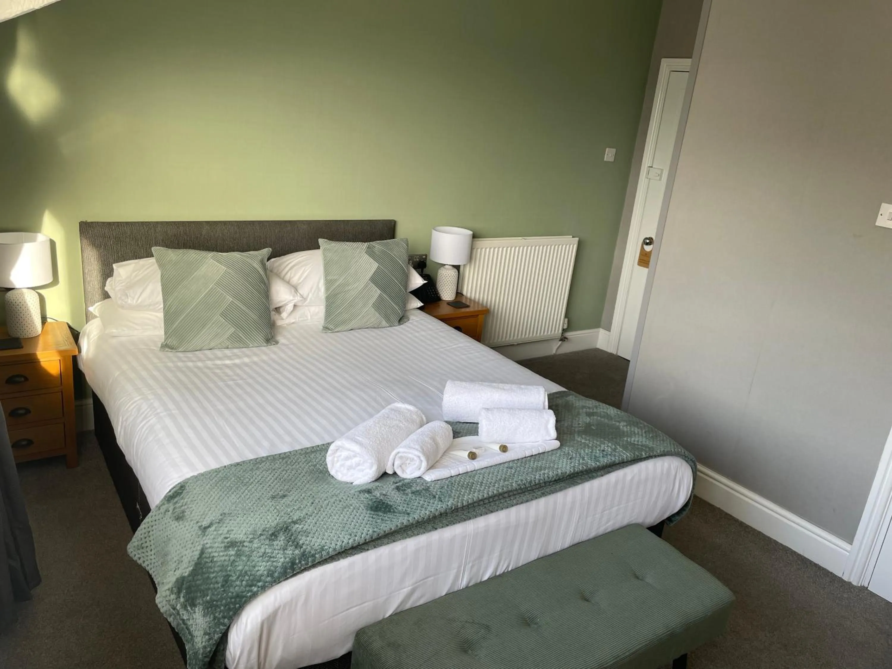 Bed in The Wildings Hotel & Tudno's Restaurant