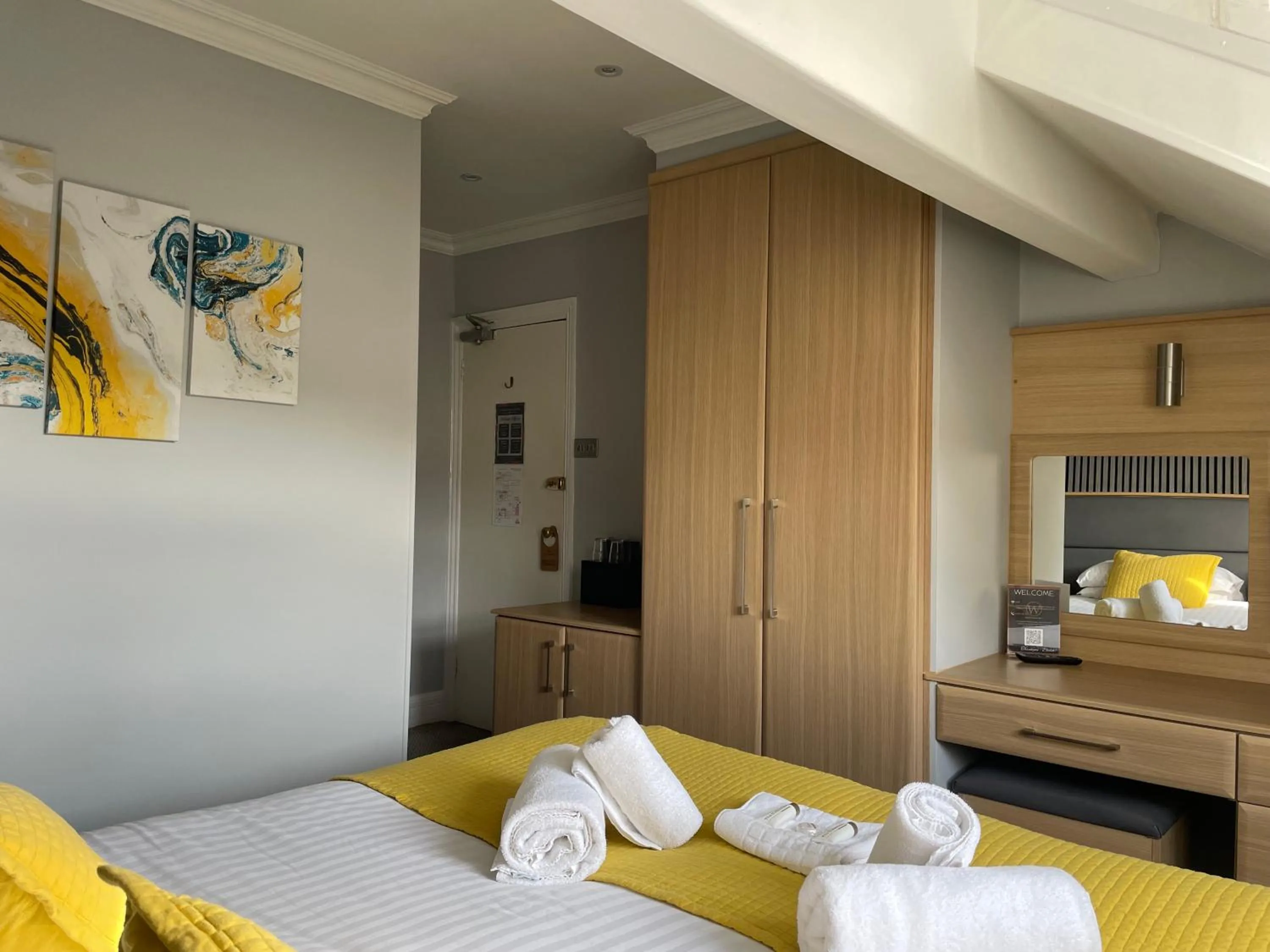 Bed in The Wildings Hotel & Tudno's Restaurant