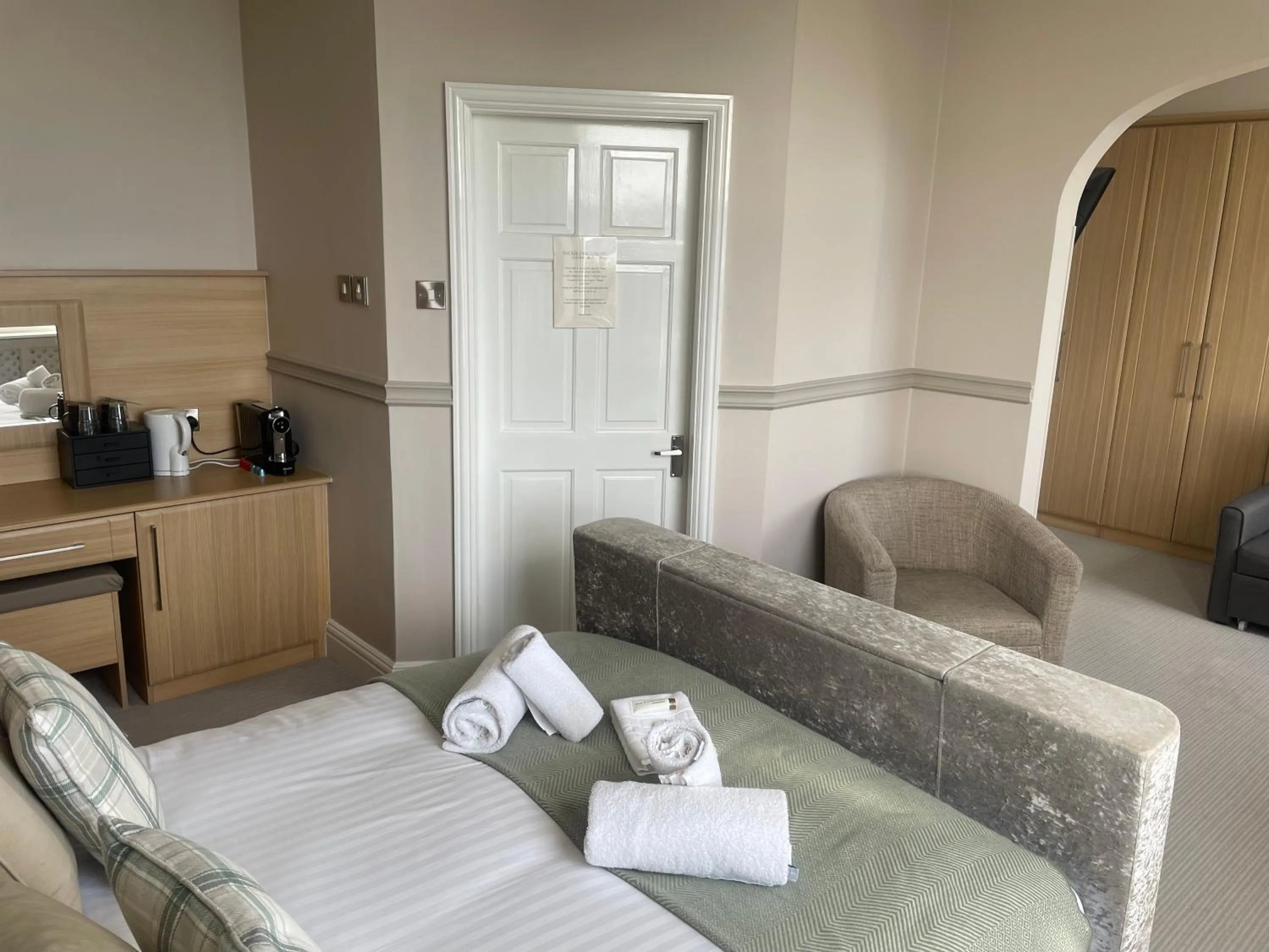 Bed in The Wildings Hotel & Tudno's Restaurant