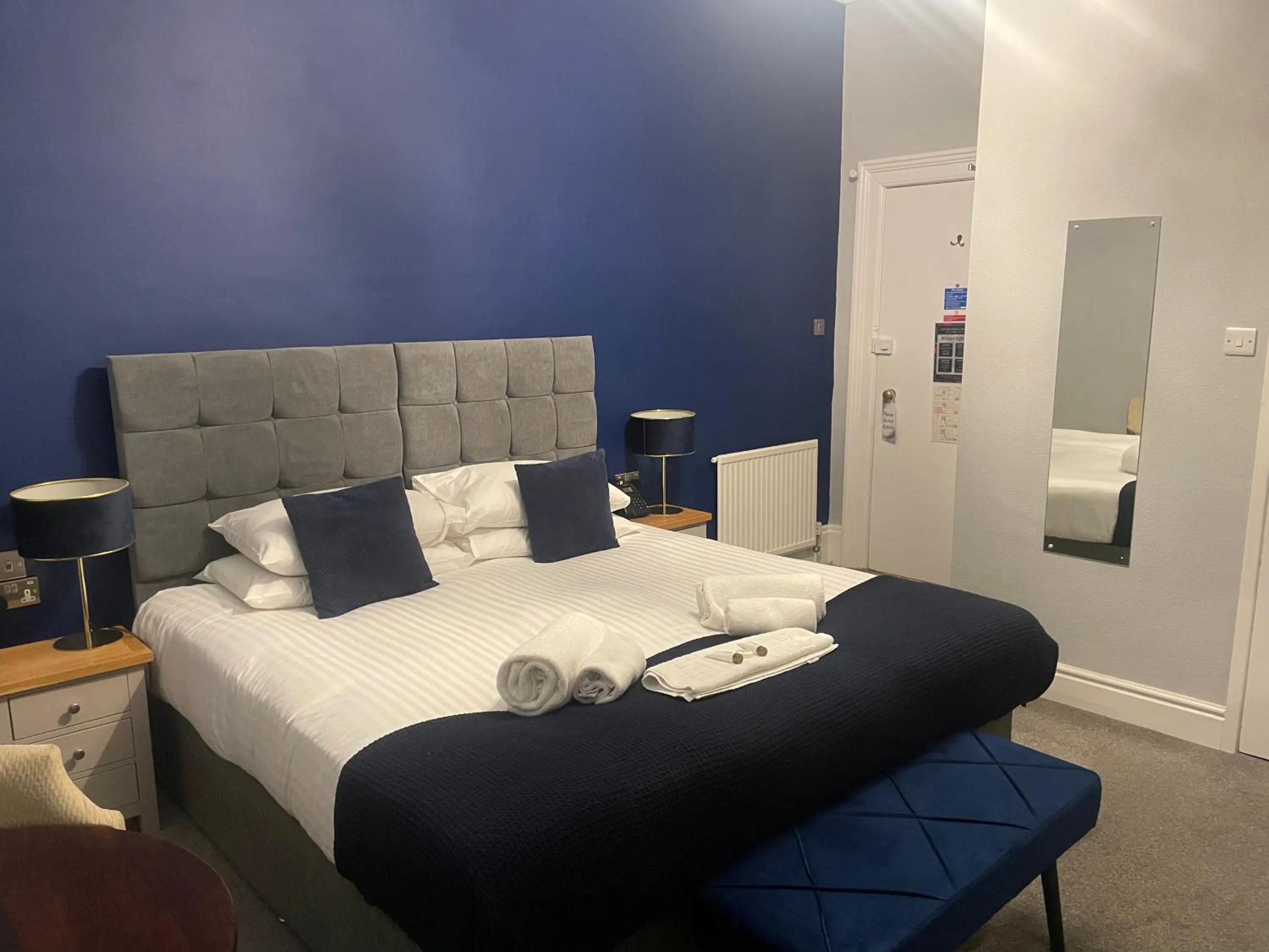 Bed in The Wildings Hotel & Tudno's Restaurant