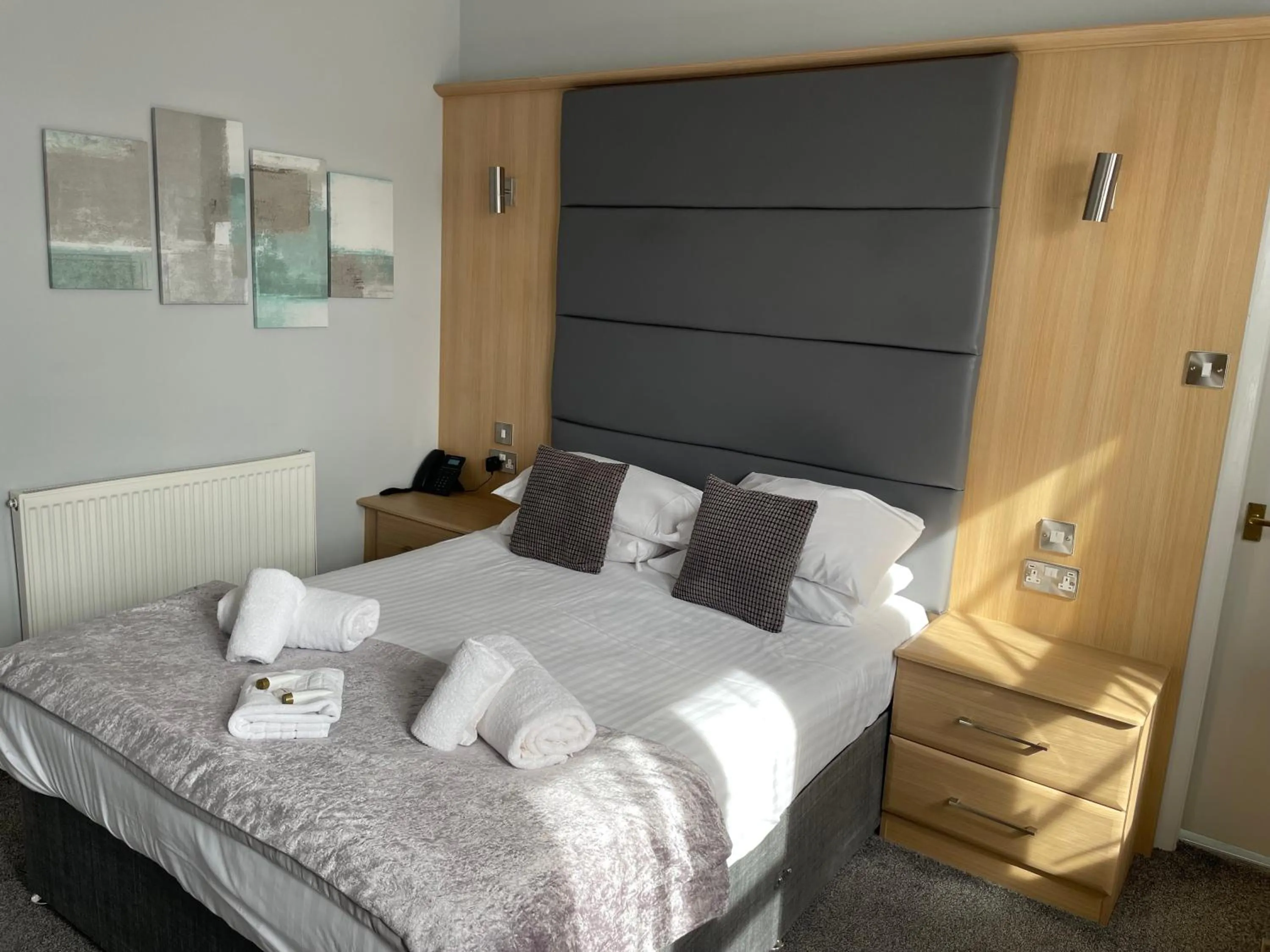 Bed in The Wildings Hotel & Tudno's Restaurant