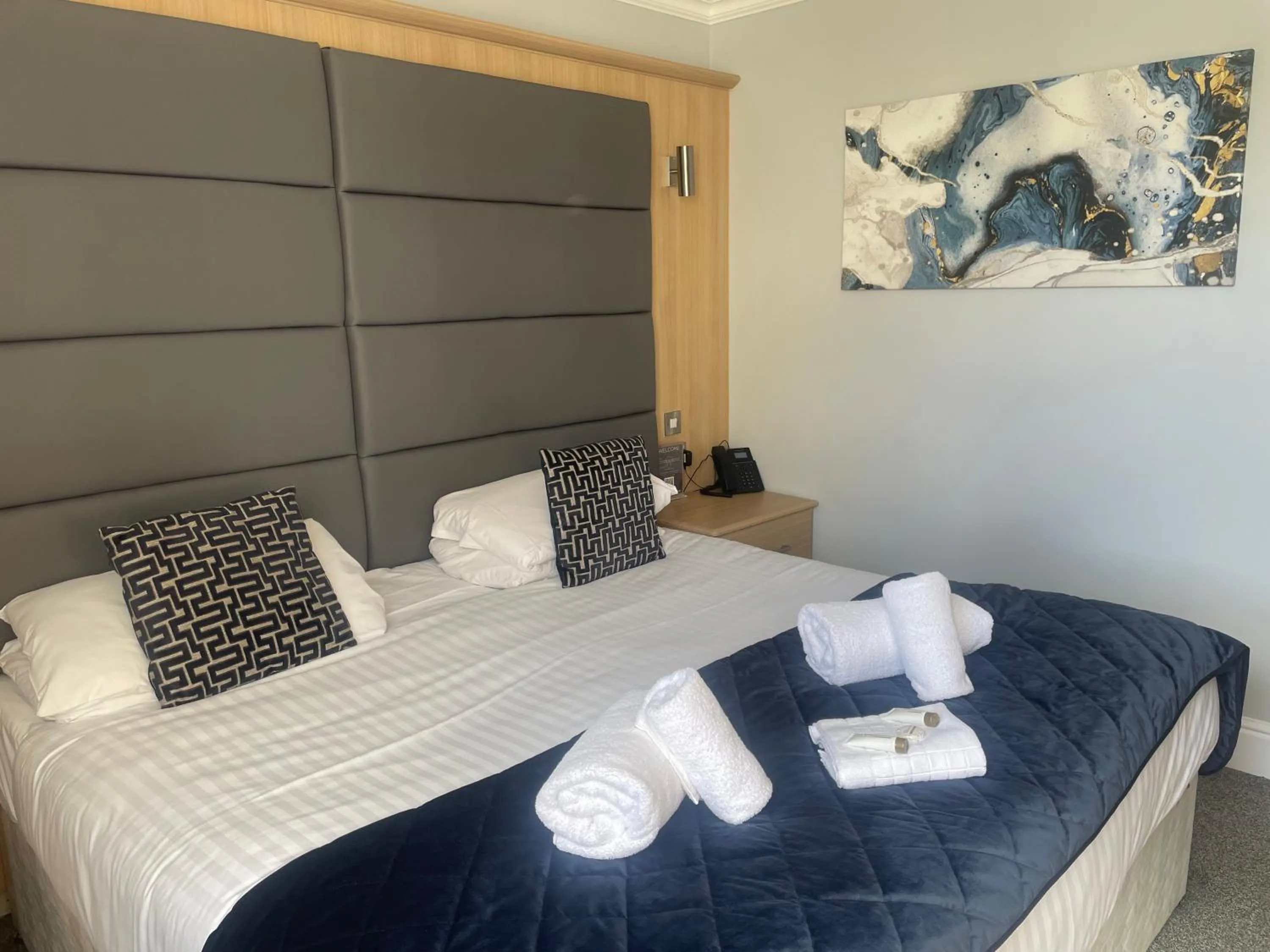 Bed in The Wildings Hotel & Tudno's Restaurant