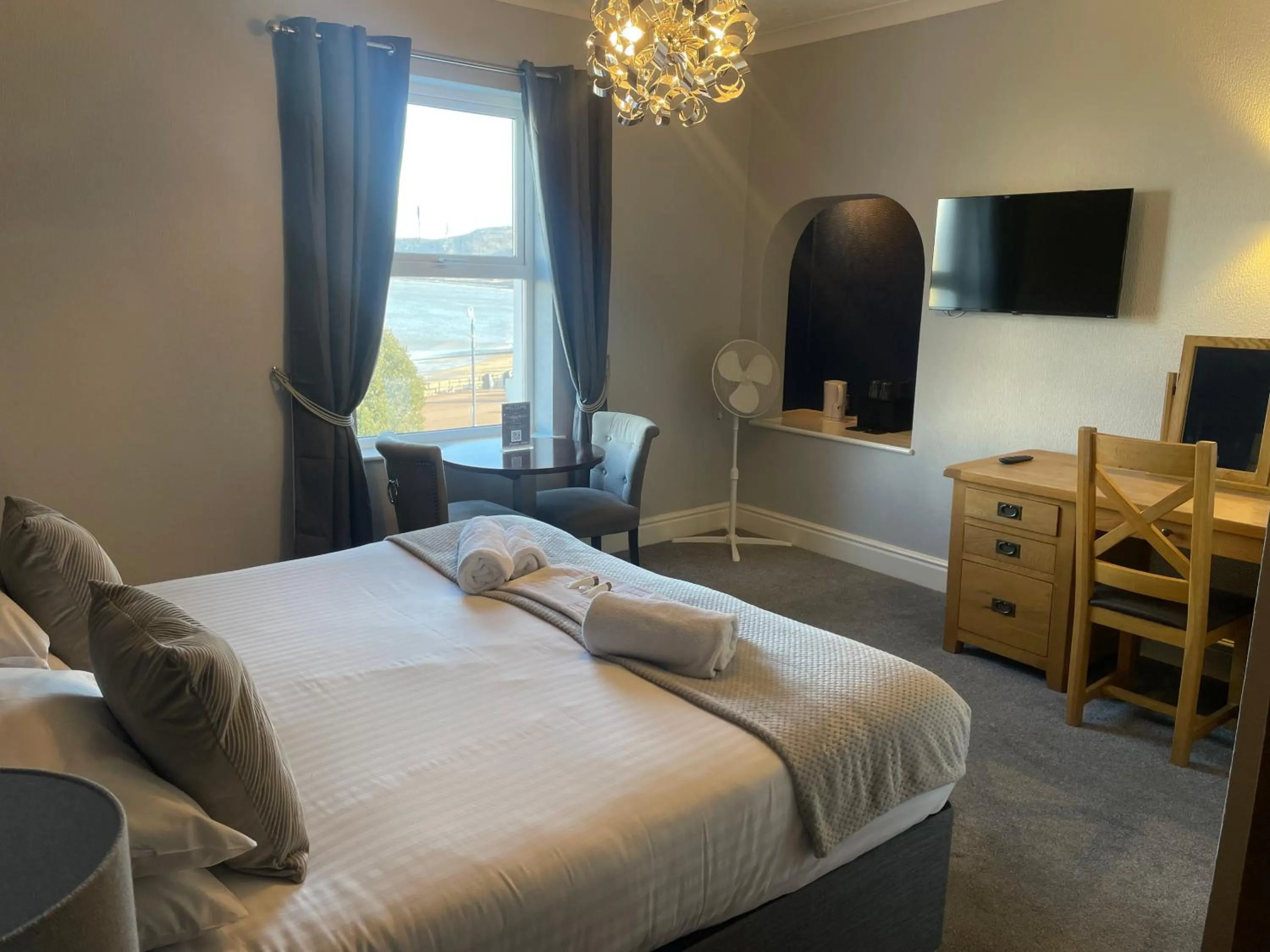 Bed in The Wildings Hotel & Tudno's Restaurant