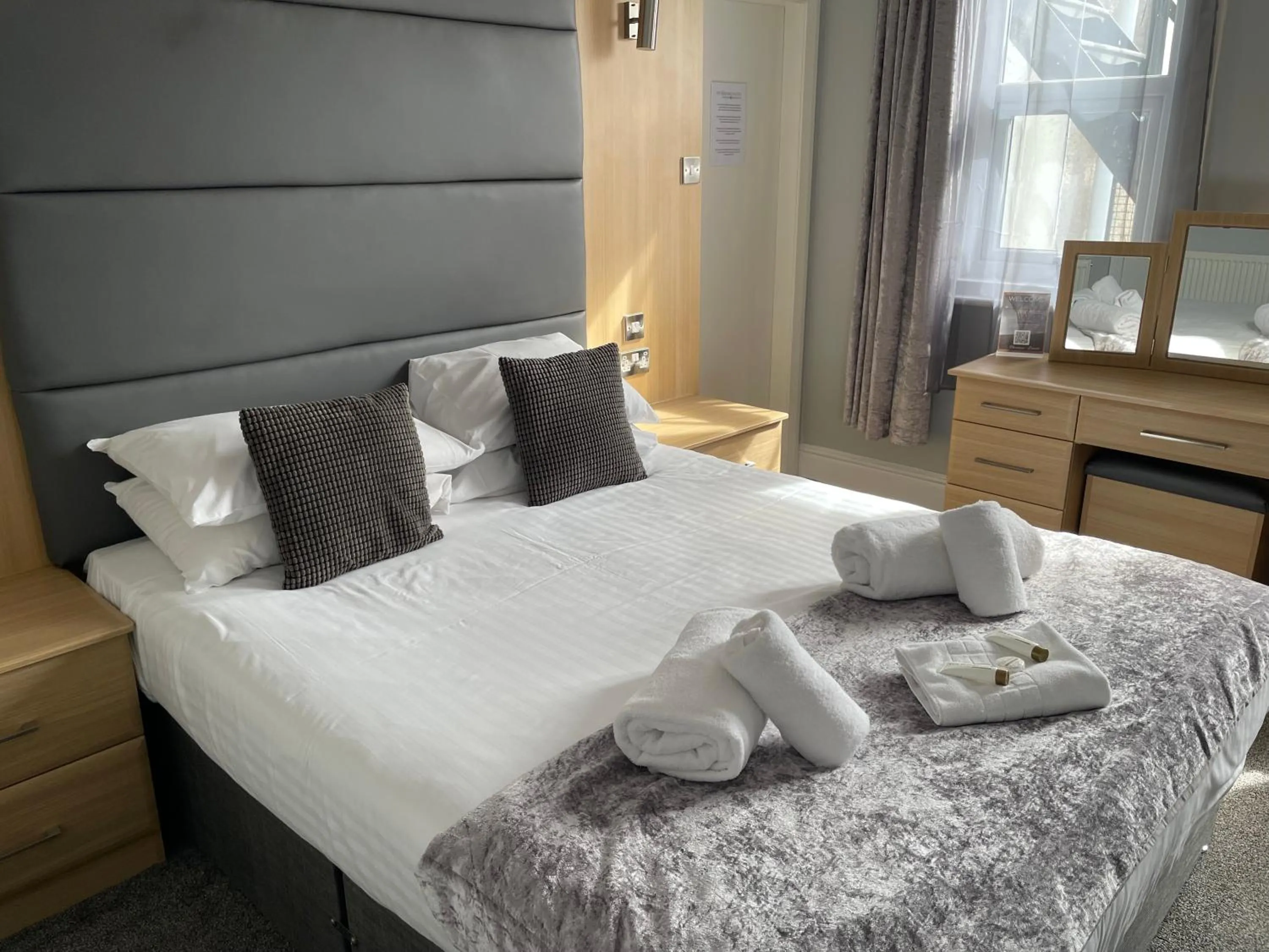 Bed in The Wildings Hotel & Tudno's Restaurant