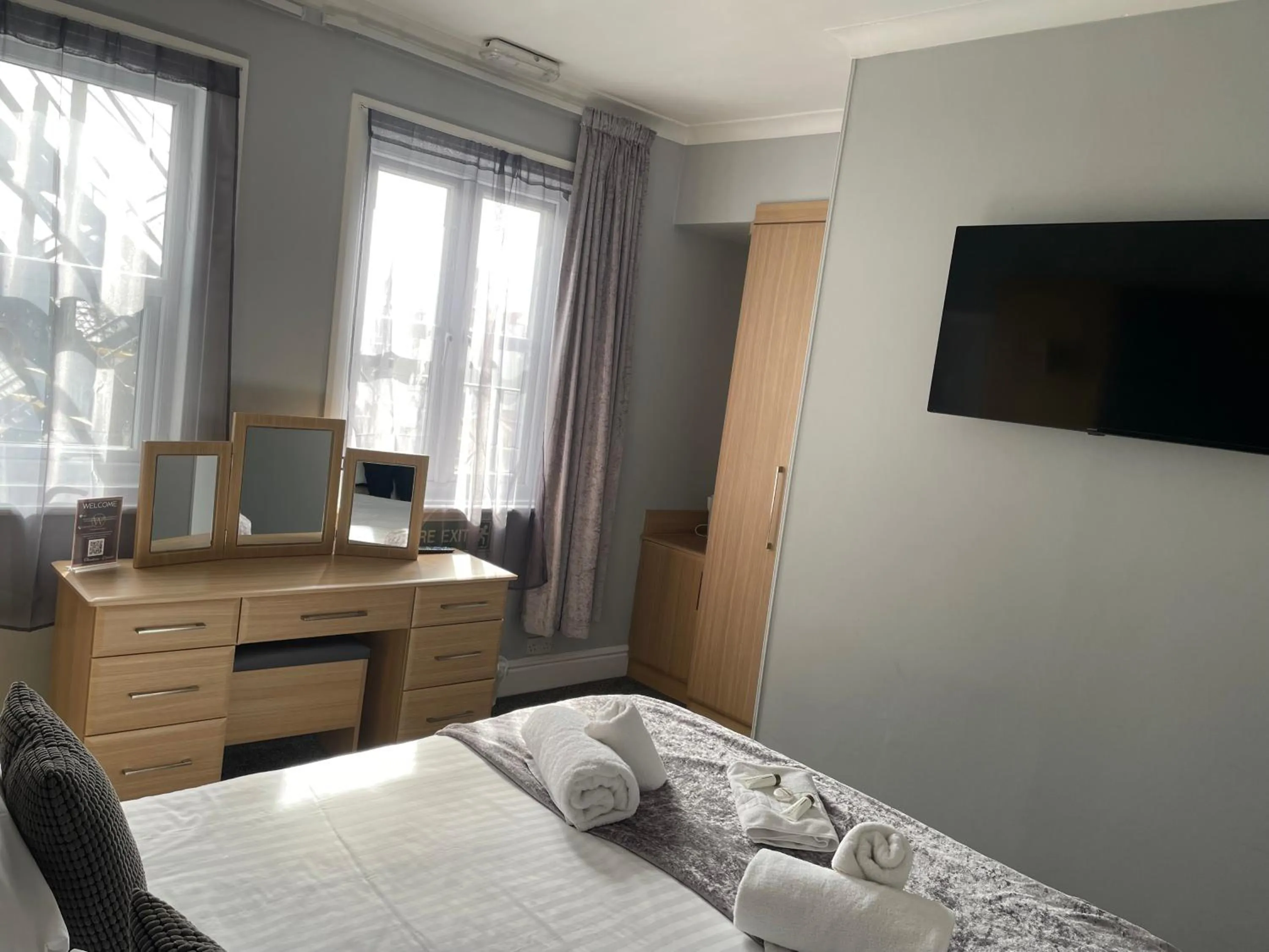 Bed in The Wildings Hotel & Tudno's Restaurant