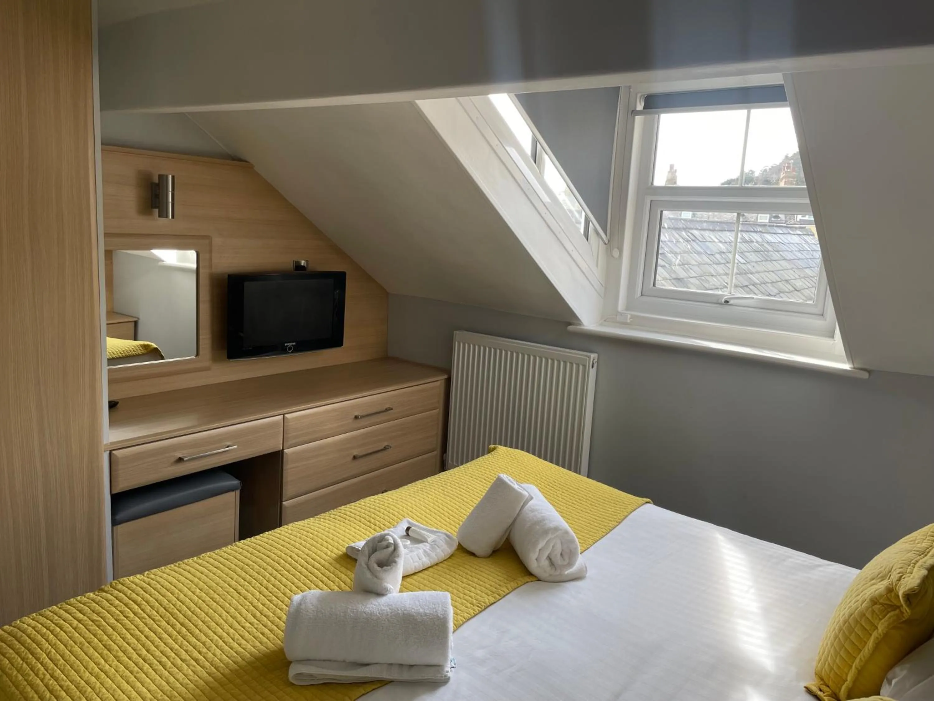 Bed in The Wildings Hotel & Tudno's Restaurant