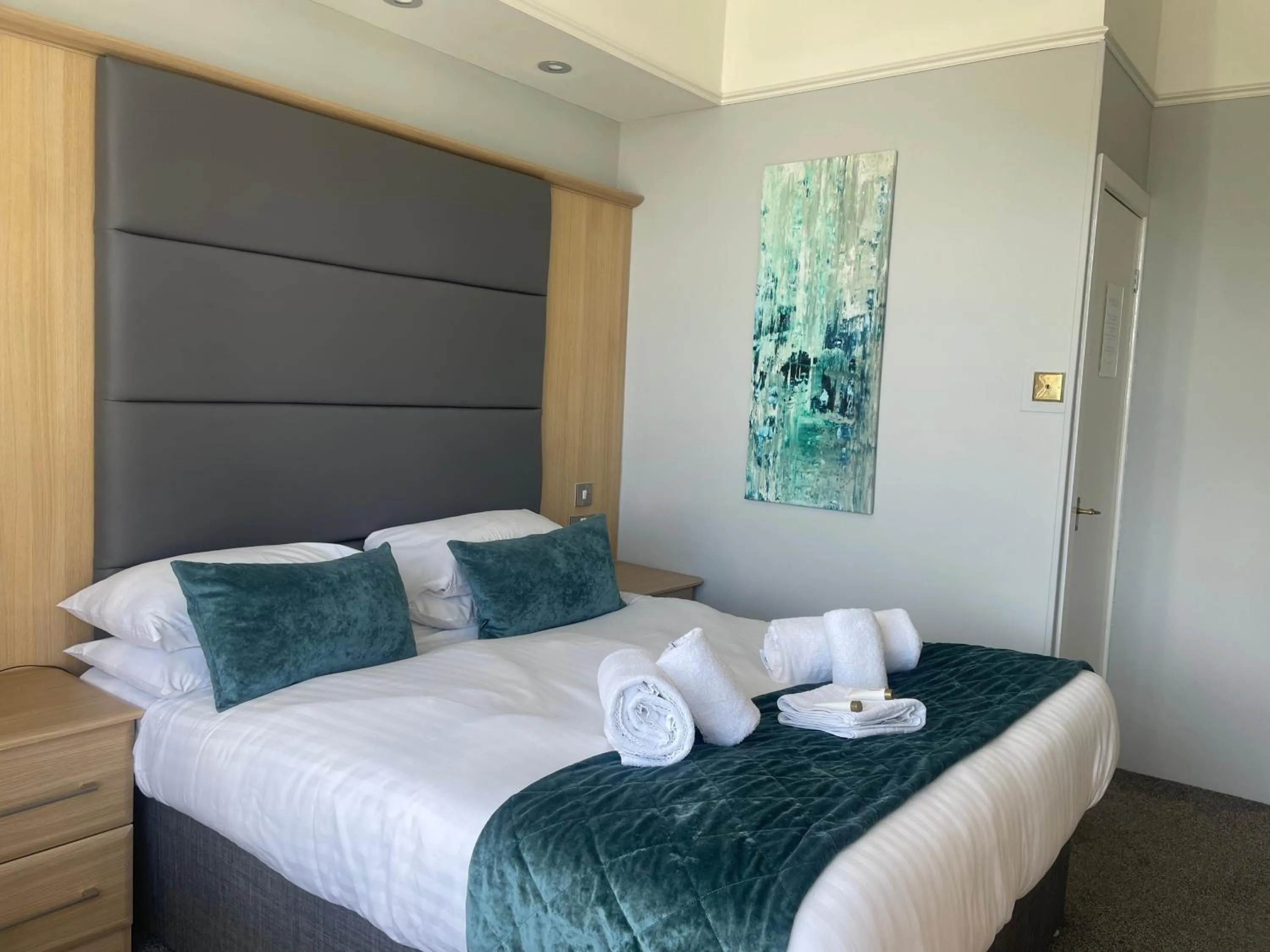 Bed in The Wildings Hotel & Tudno's Restaurant