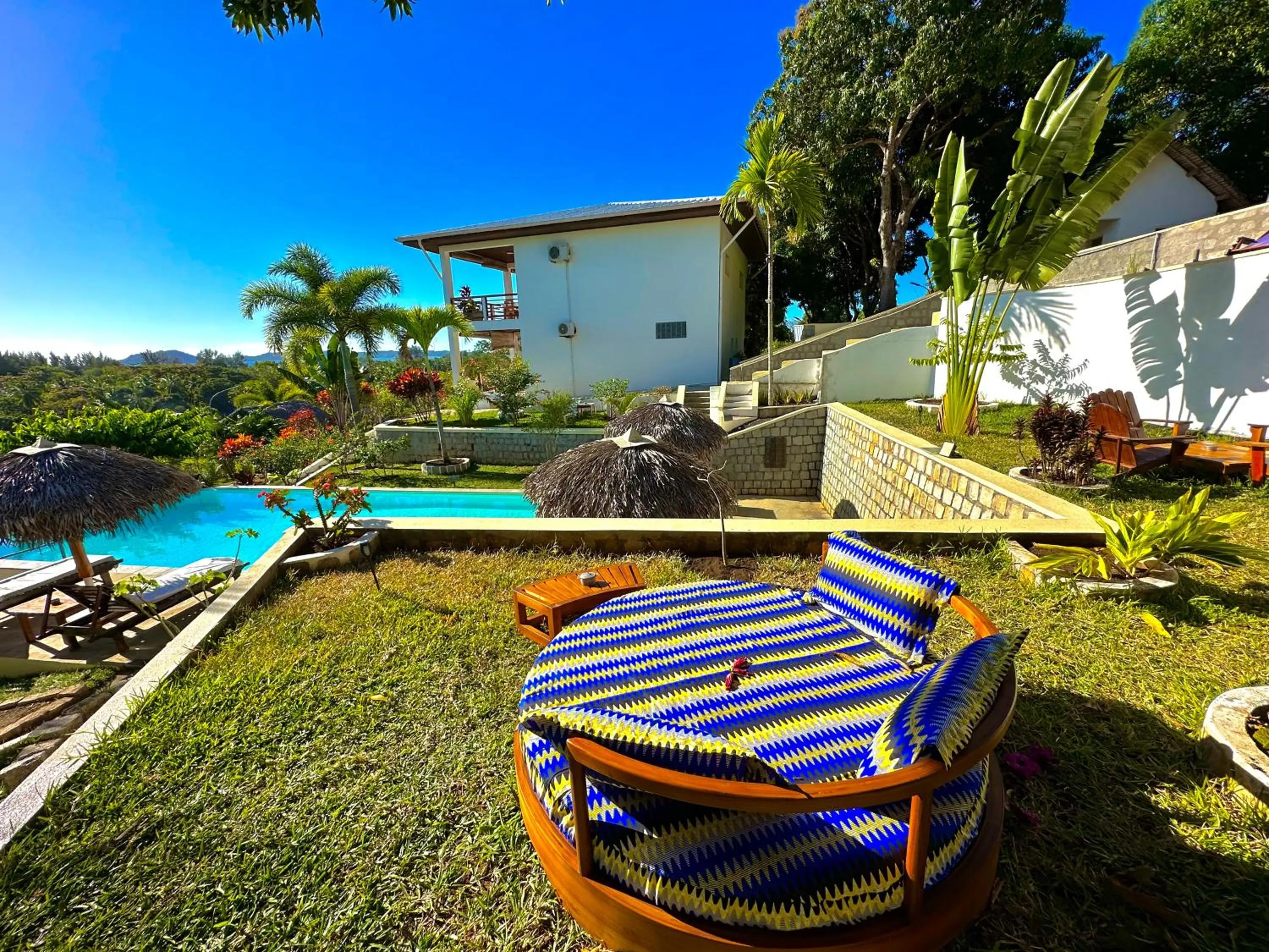 Pool view in Hotel Mahita Tsara