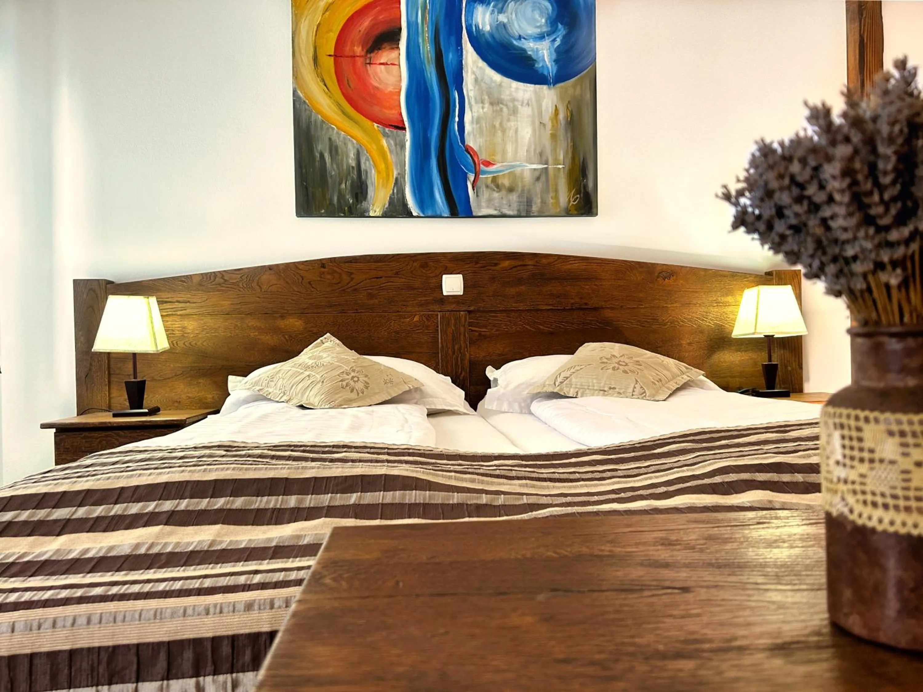 Decorative detail, Bed in Etno Garden Exclusive