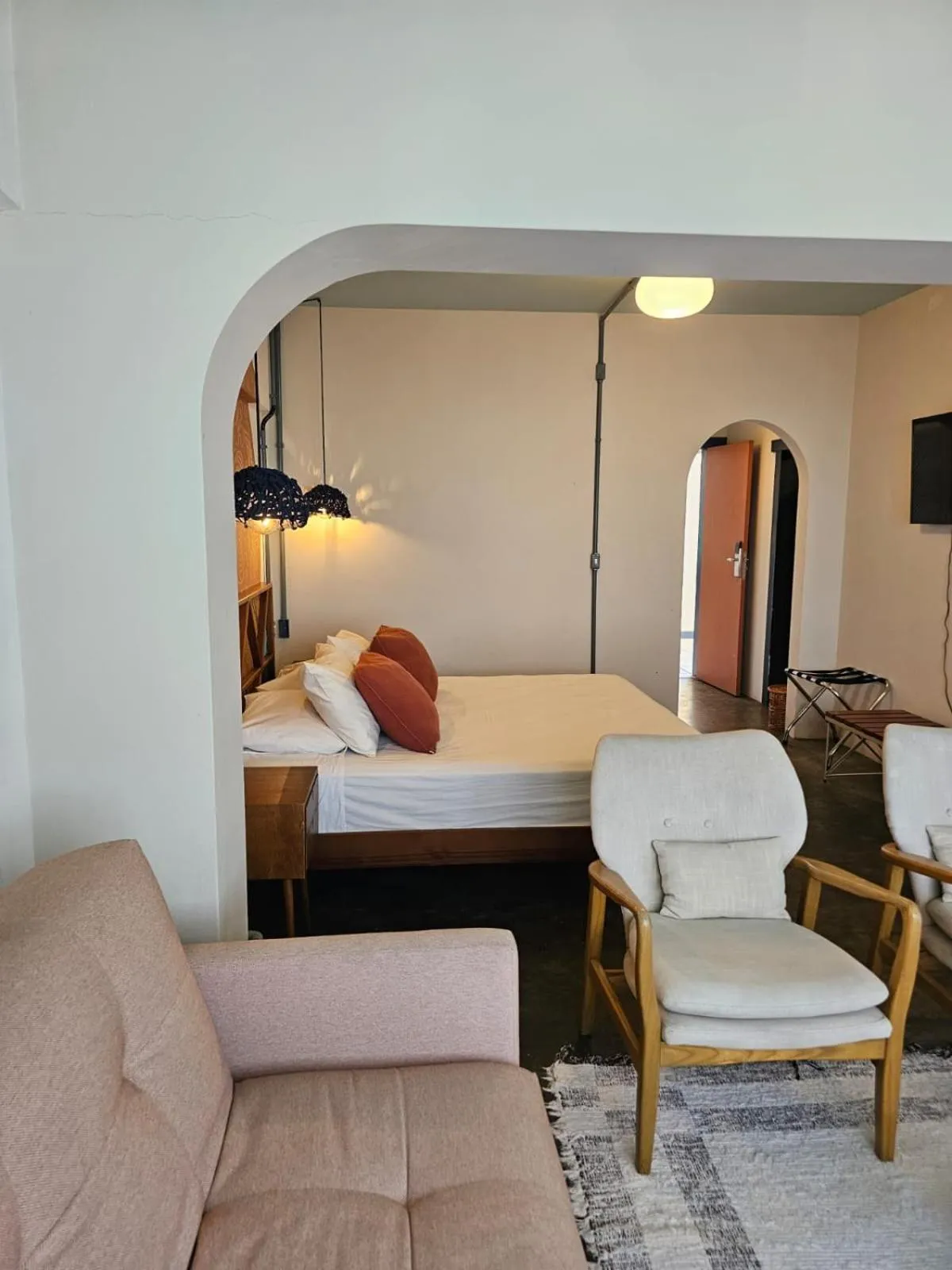 Photo of the whole room, Bed in Praia Mole Hotel