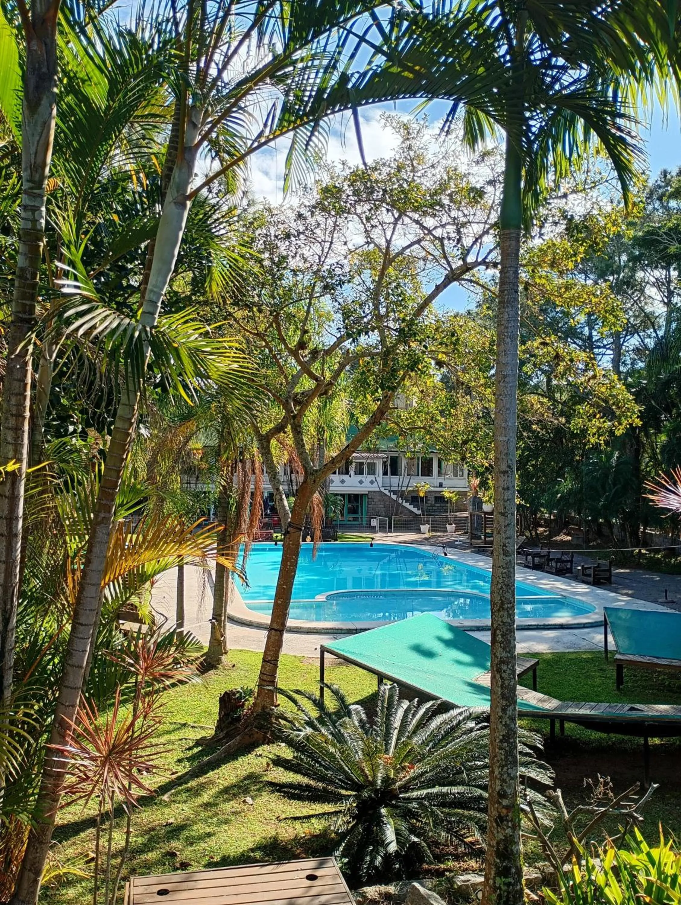 Pool view in Praia Mole Hotel