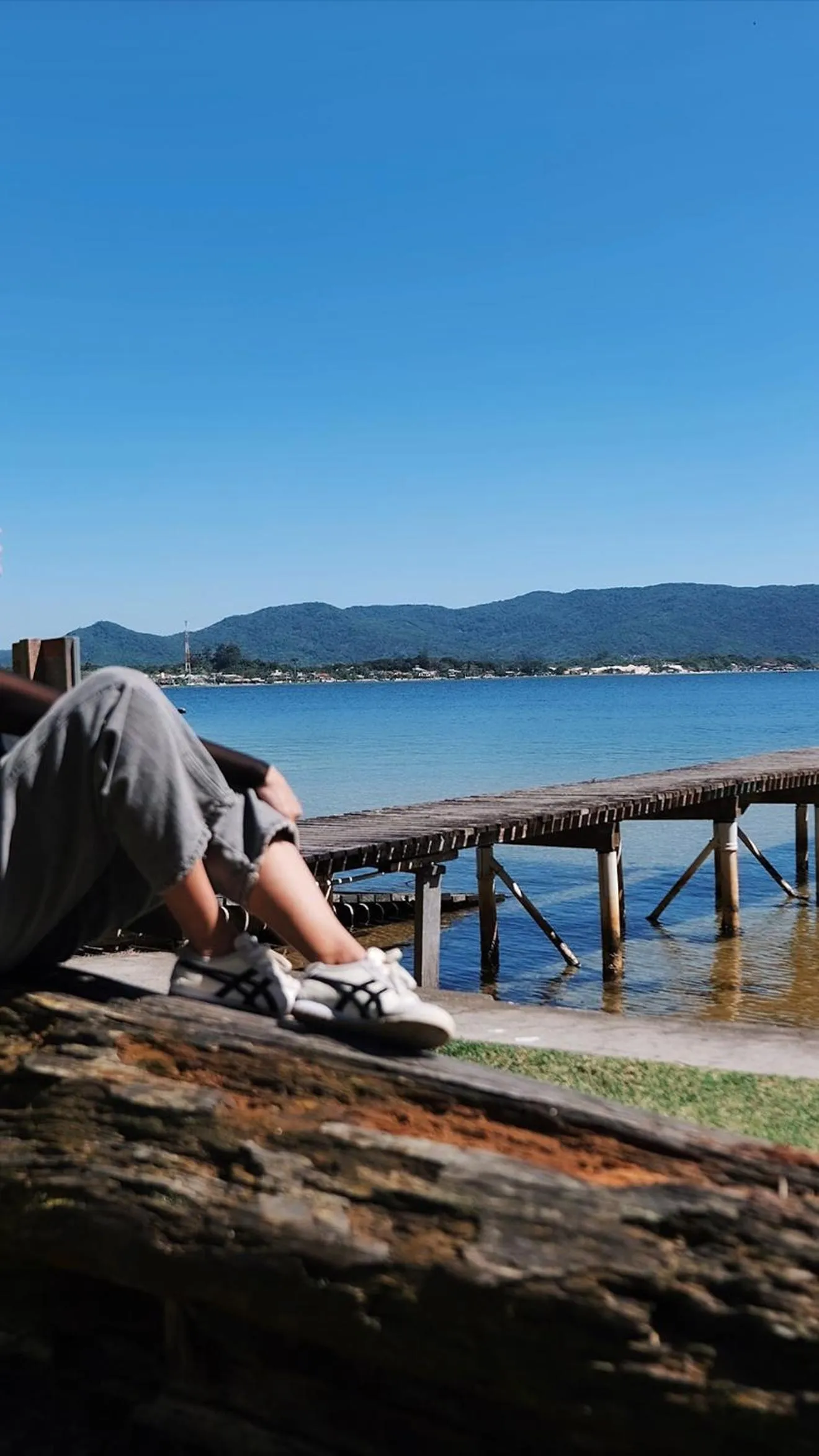 Lake view in Praia Mole Hotel