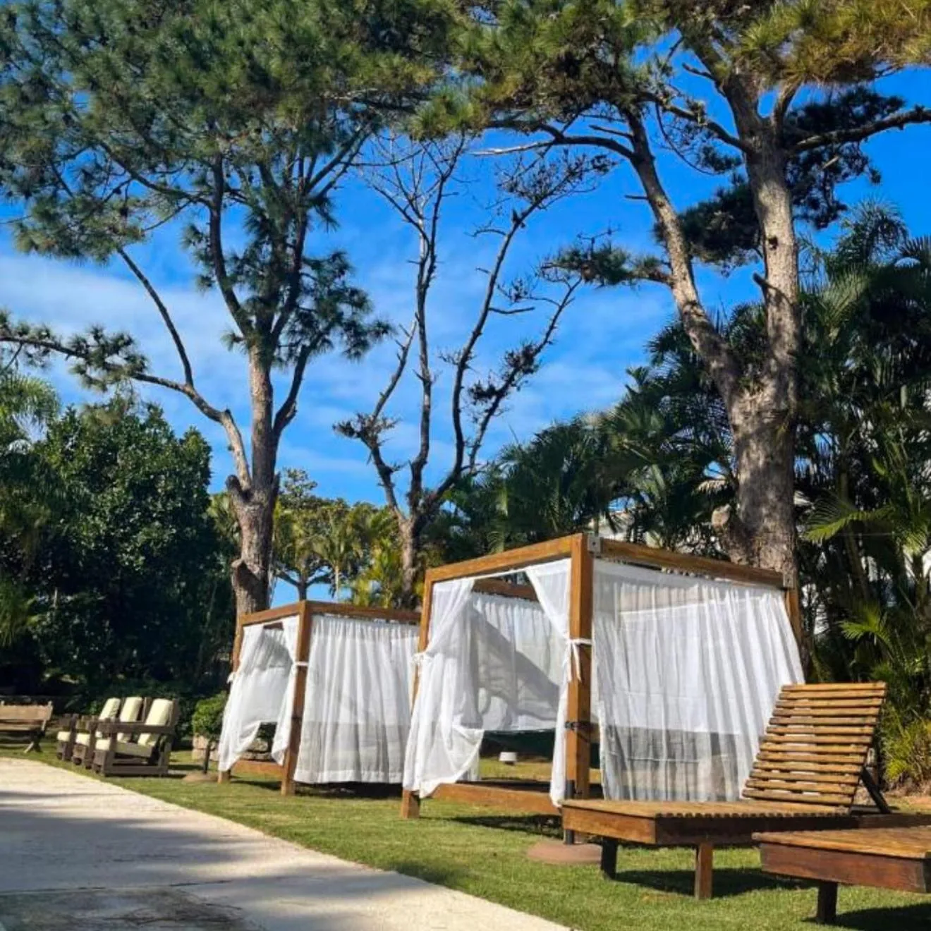 Garden view in Praia Mole Hotel