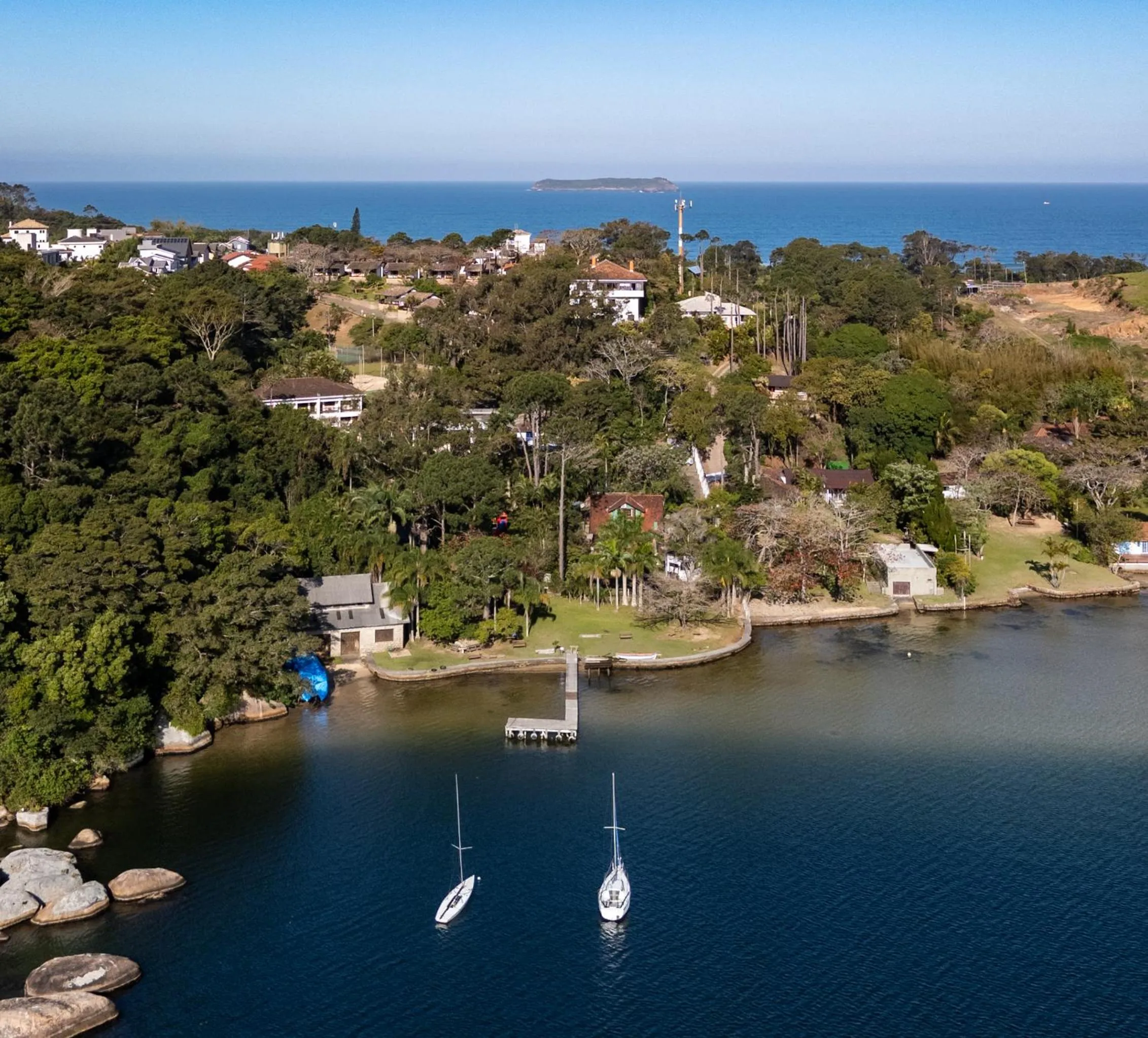 Bird's eye view in Praia Mole Hotel