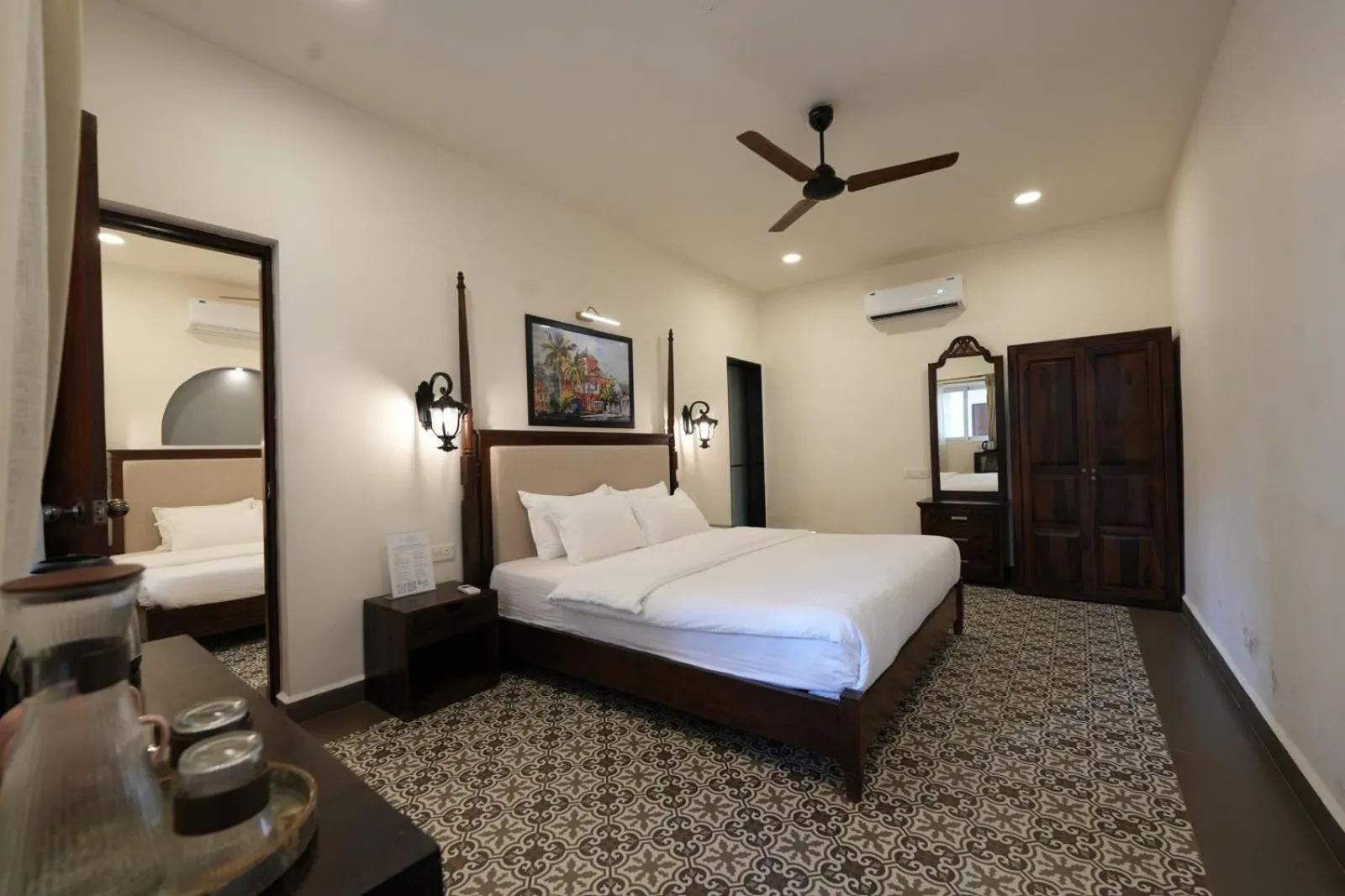 Bedroom, Bed in The Rose Goa Beach Resort