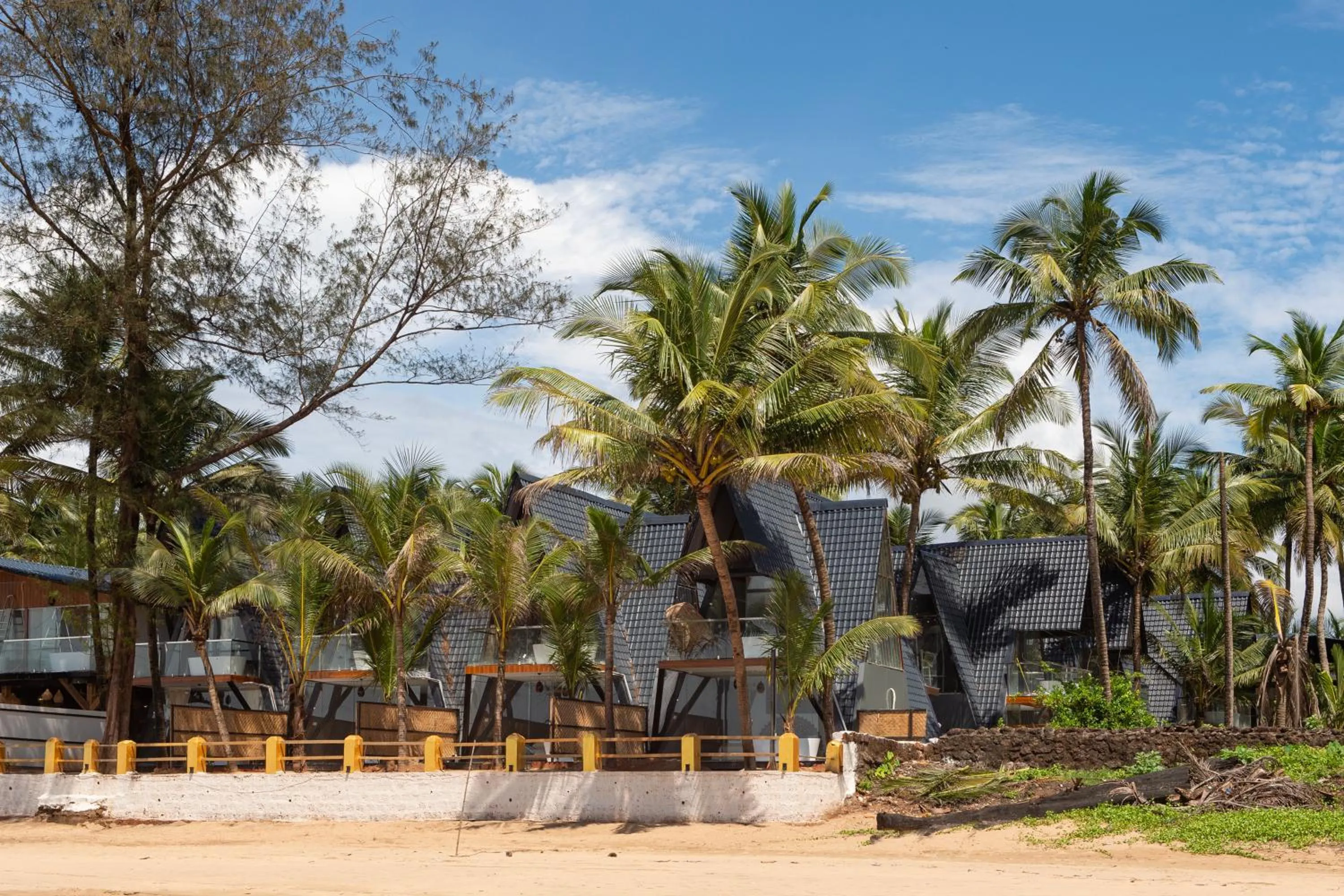 Property building in The Rose Goa Beach Resort