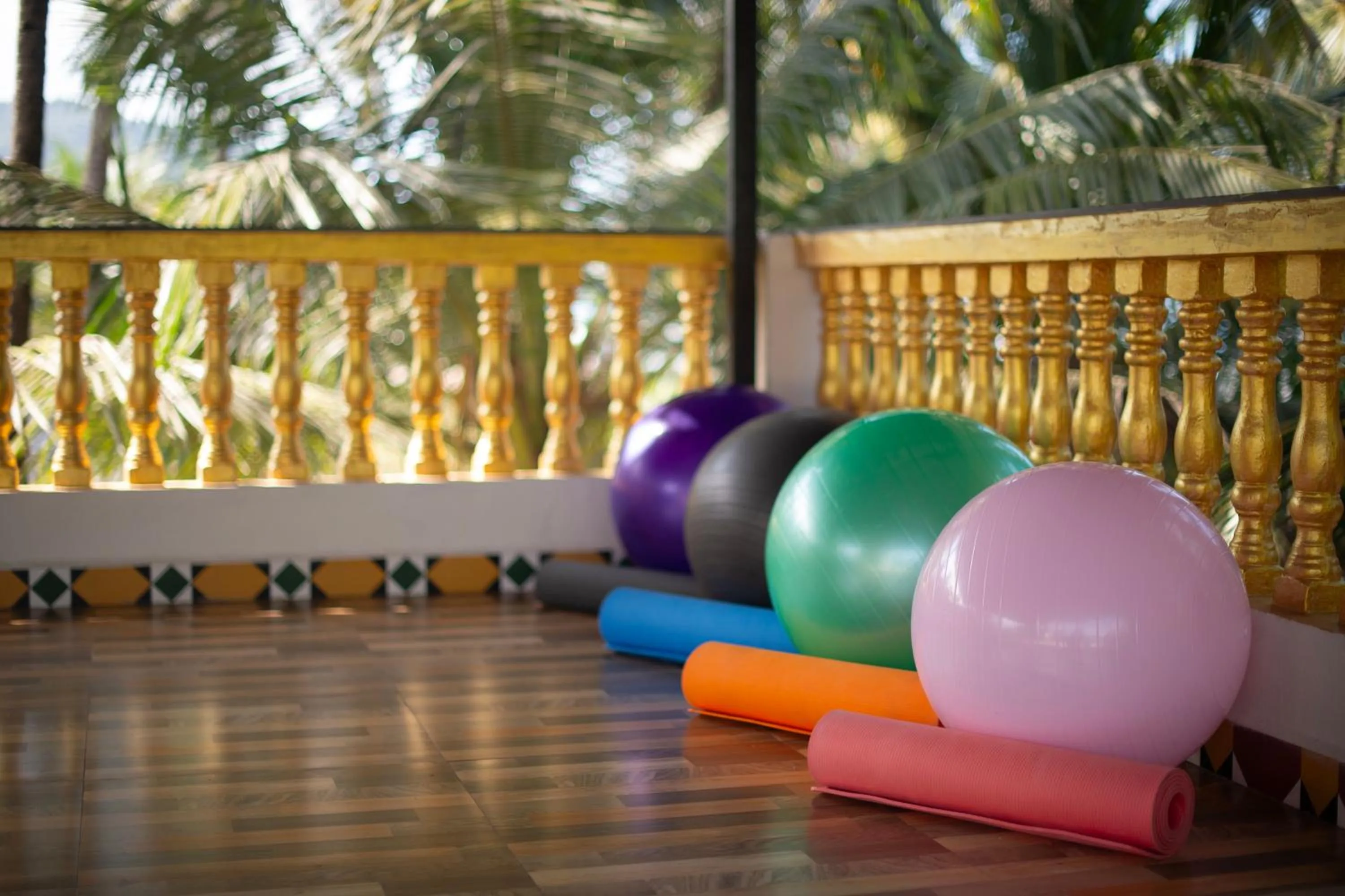 Property building in The Rose Goa Beach Resort