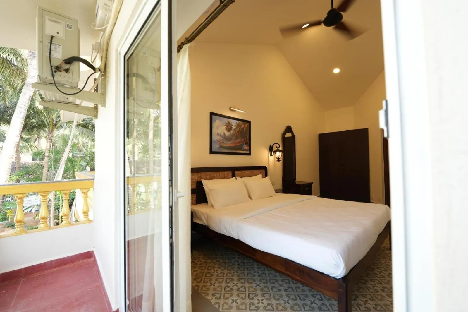 Bedroom, Bed in The Rose Goa Beach Resort