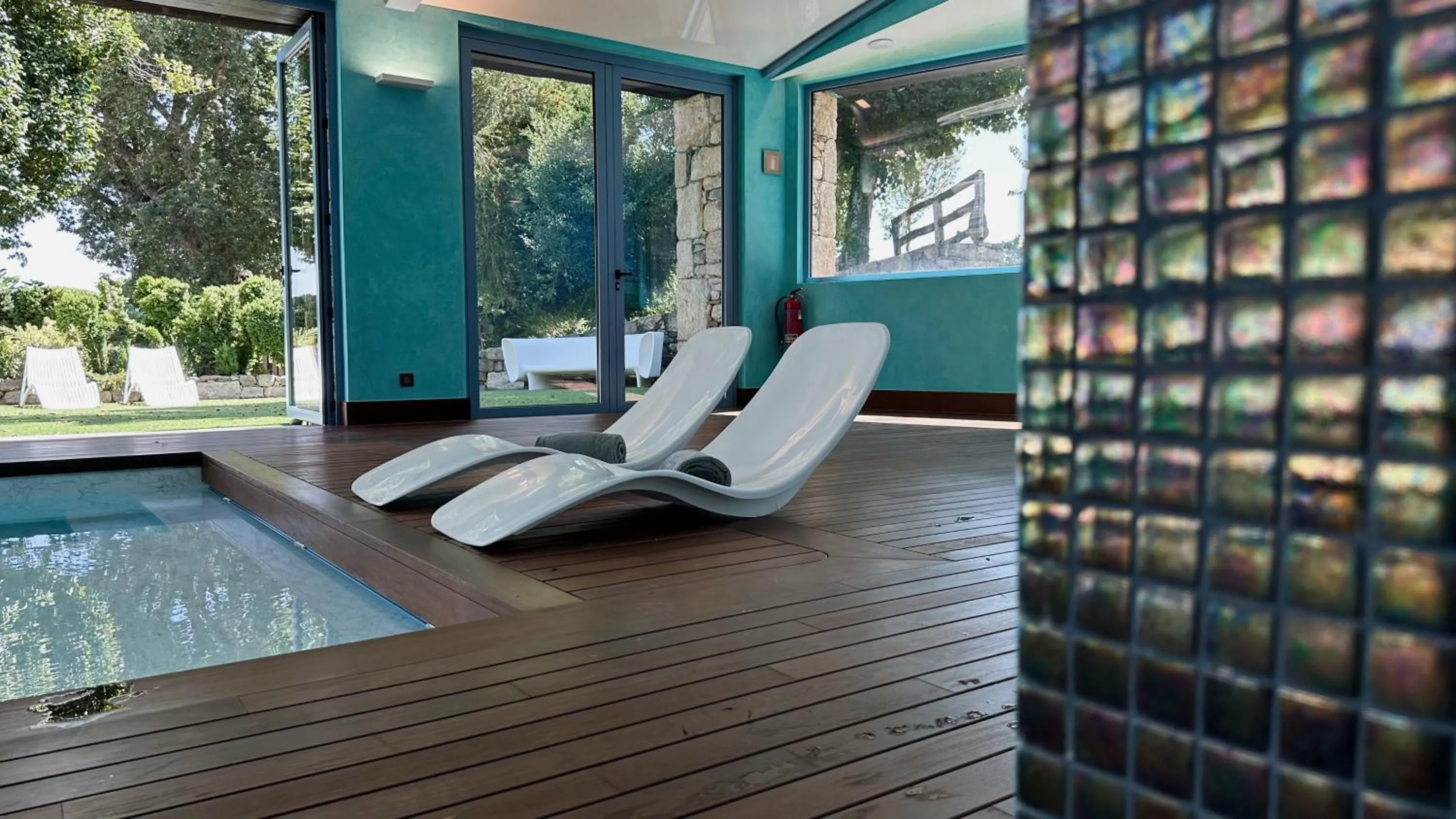 Swimming pool in Pazo da Pena Manzaneda