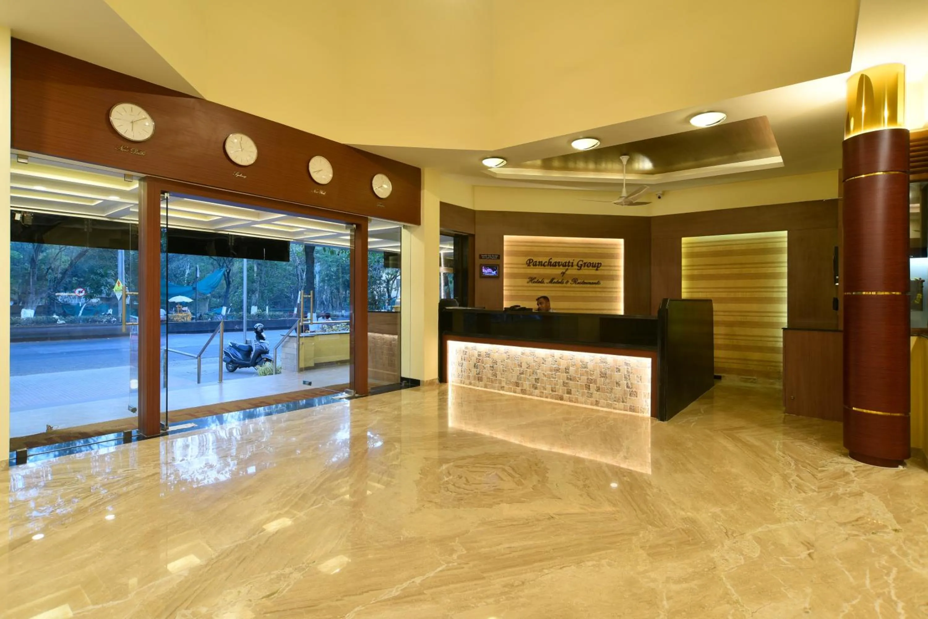 Lobby or reception in Panchavati Elite Inn