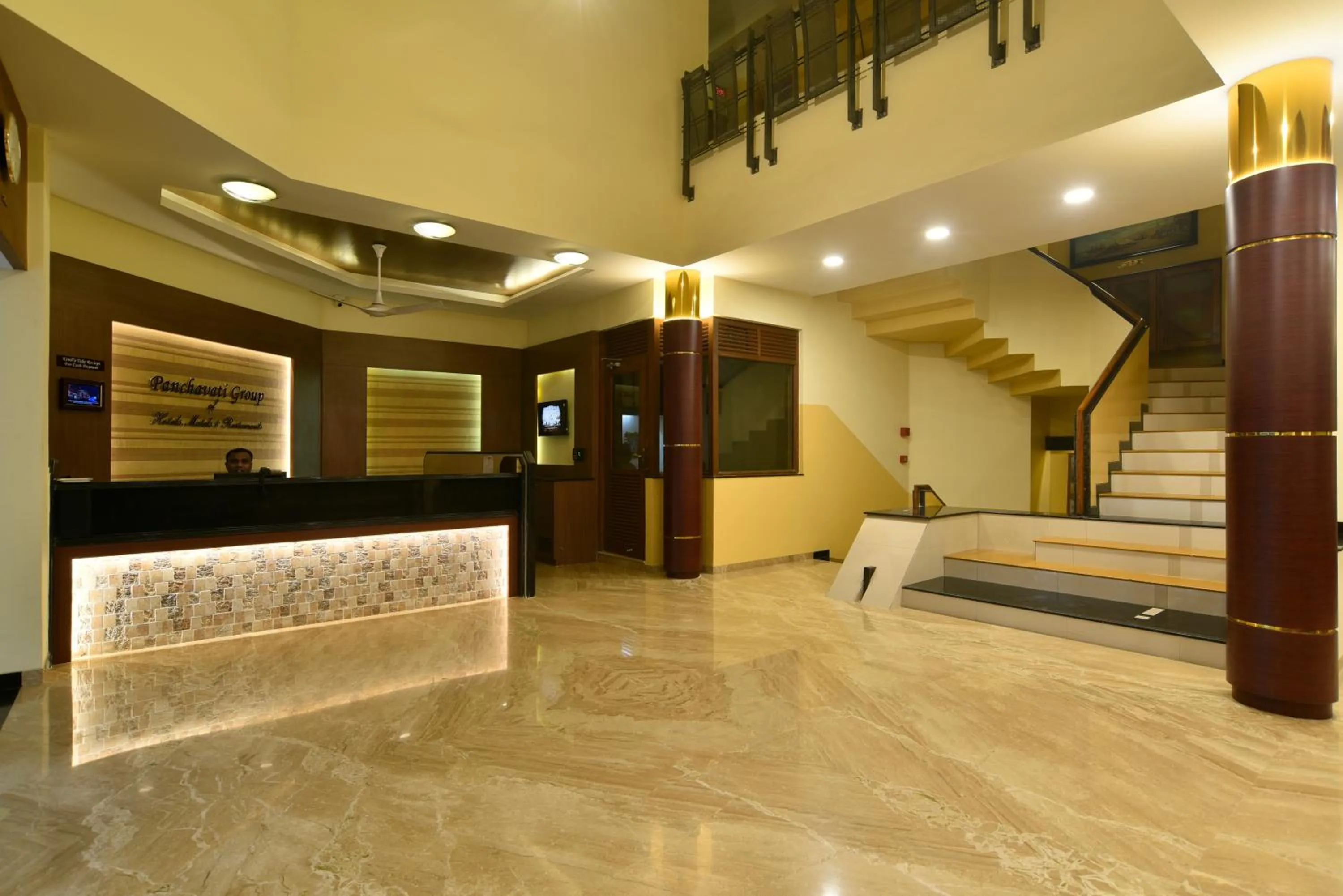 Lobby or reception in Panchavati Elite Inn