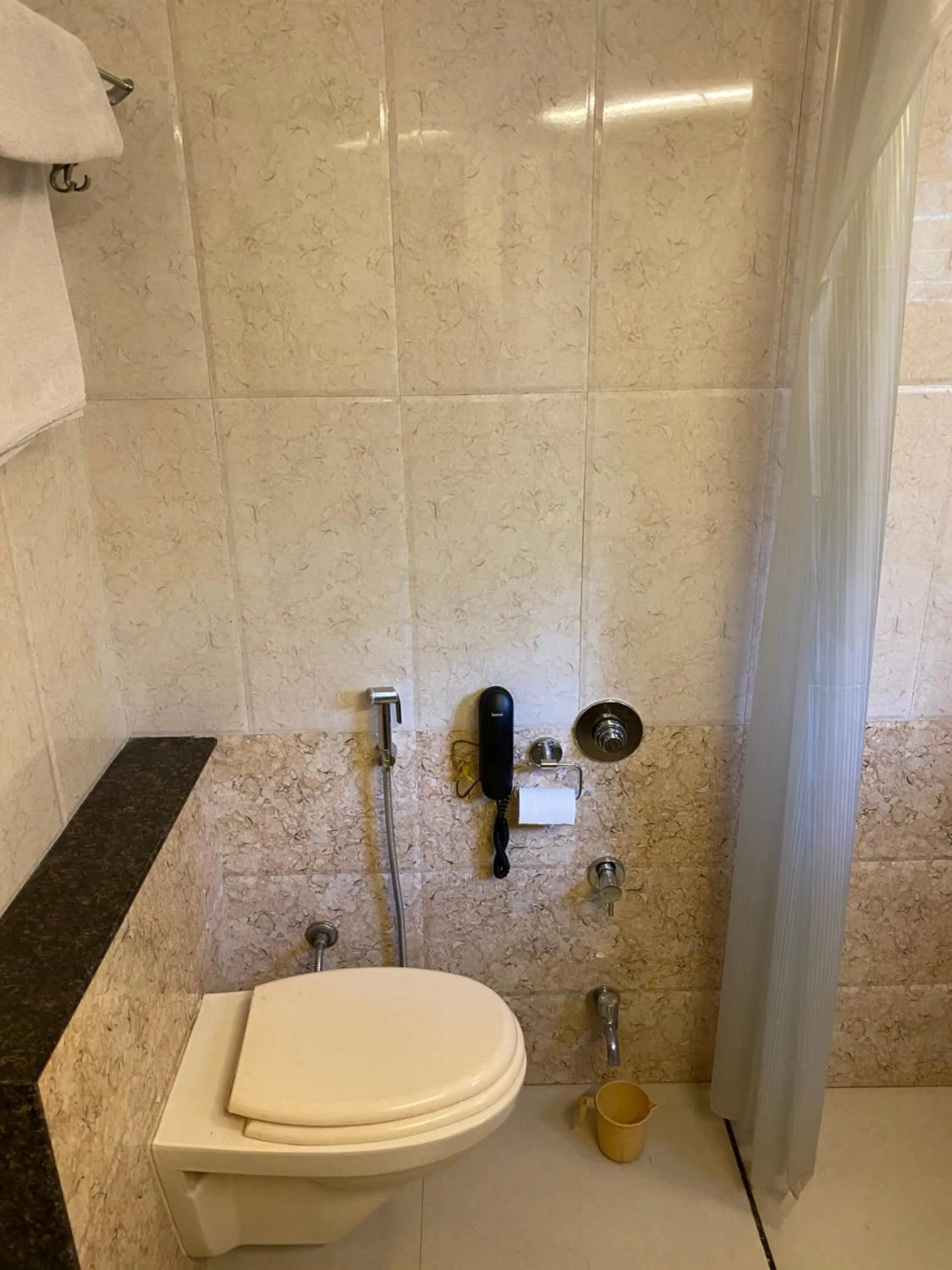 Bathroom in Panchavati Elite Inn