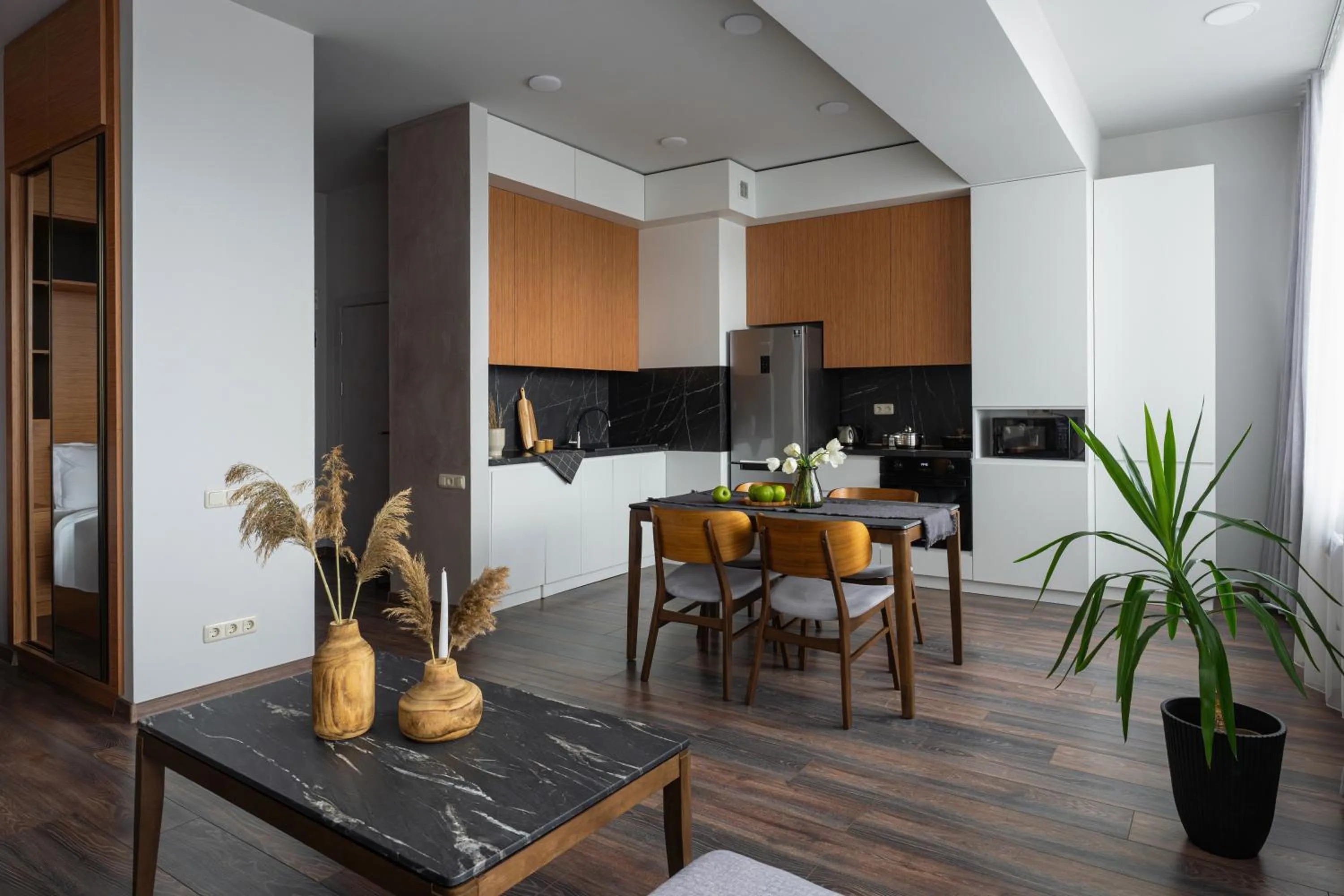 Living room in Sweet Home Deluxe Apart-Hotel