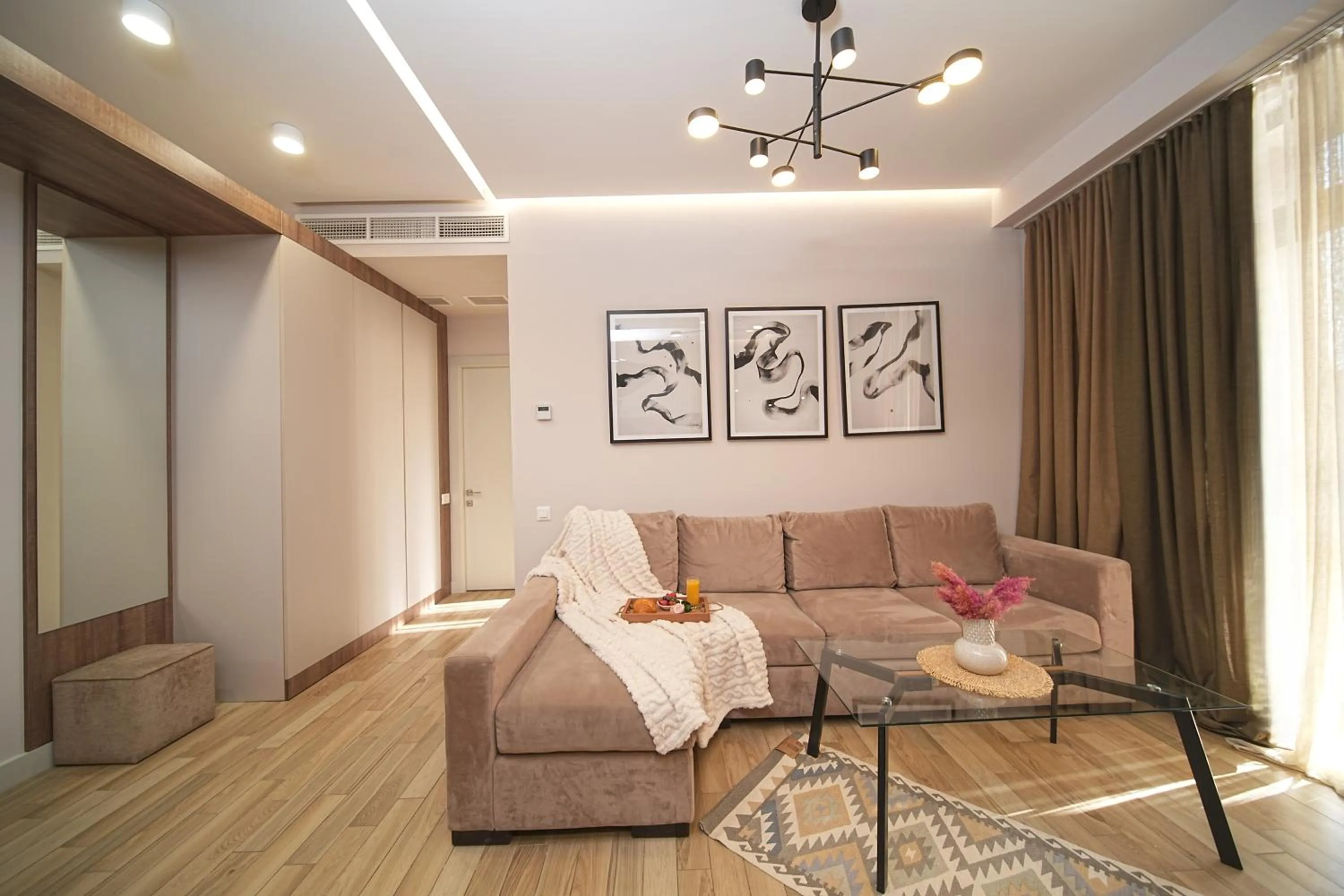 Living room in Sweet Home Deluxe Apart-Hotel