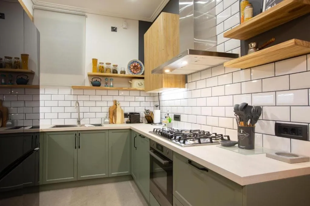 Kitchen or kitchenette in Marrone Hotel Tsaghkadzor