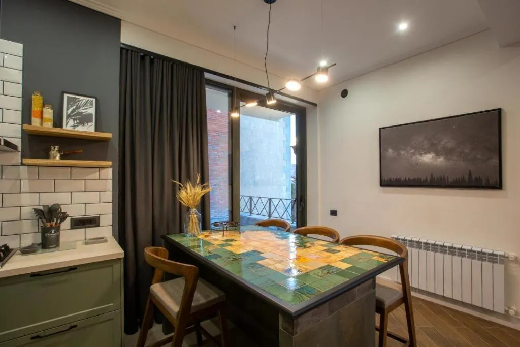 Kitchen or kitchenette in Marrone Hotel Tsaghkadzor