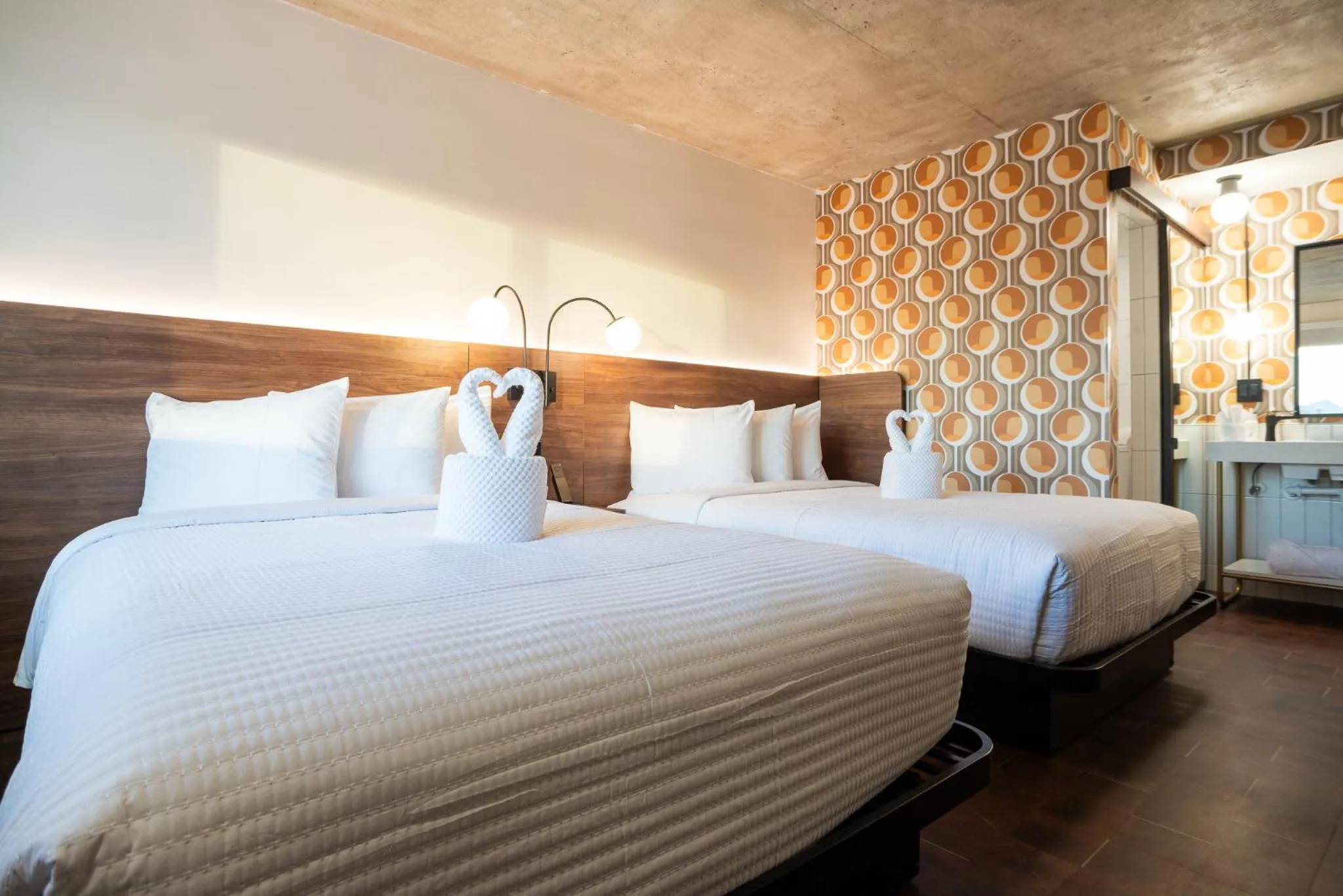 Bed in The Alice Hotel