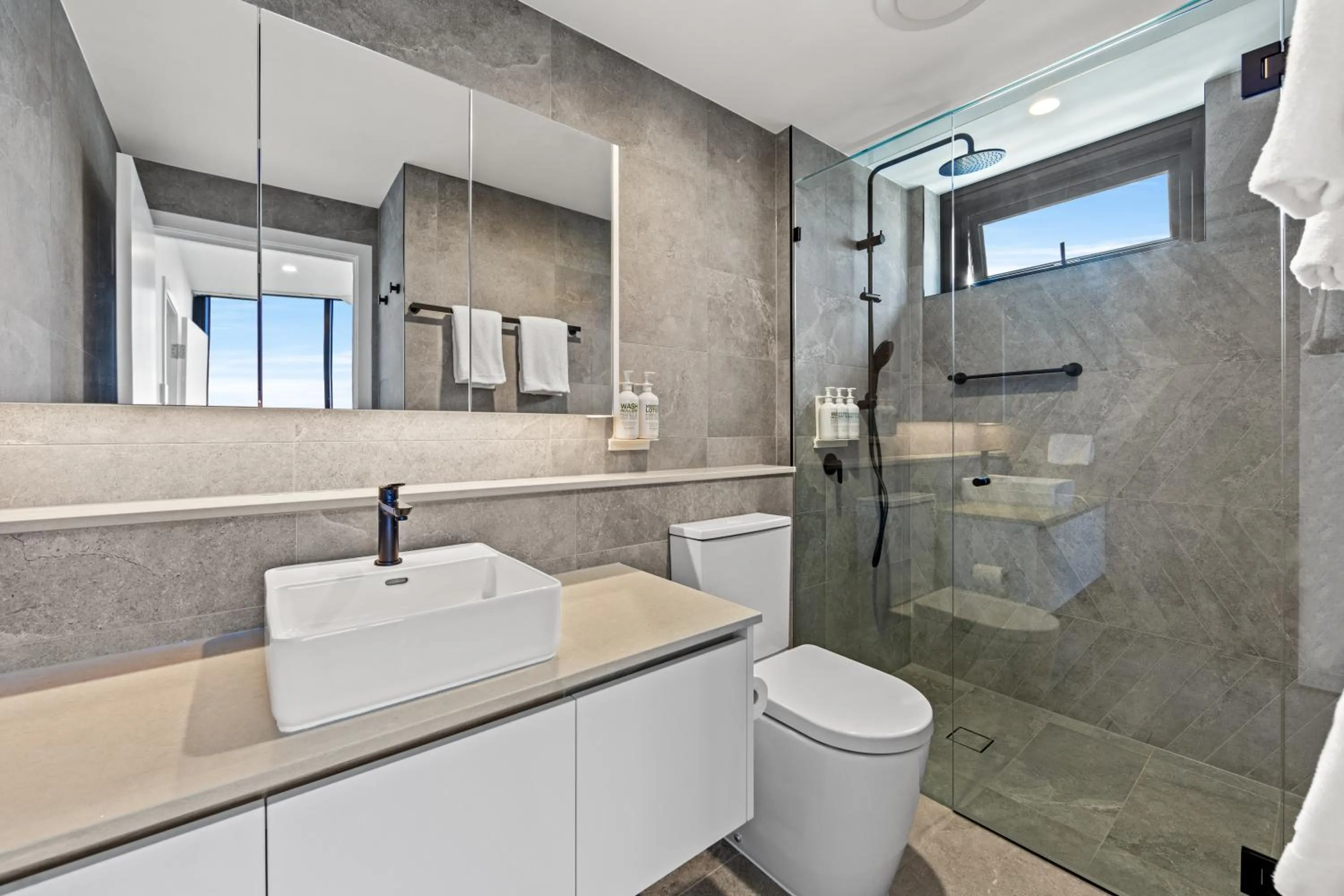 Bathroom in Marine Quarter Apartments by CLLIX