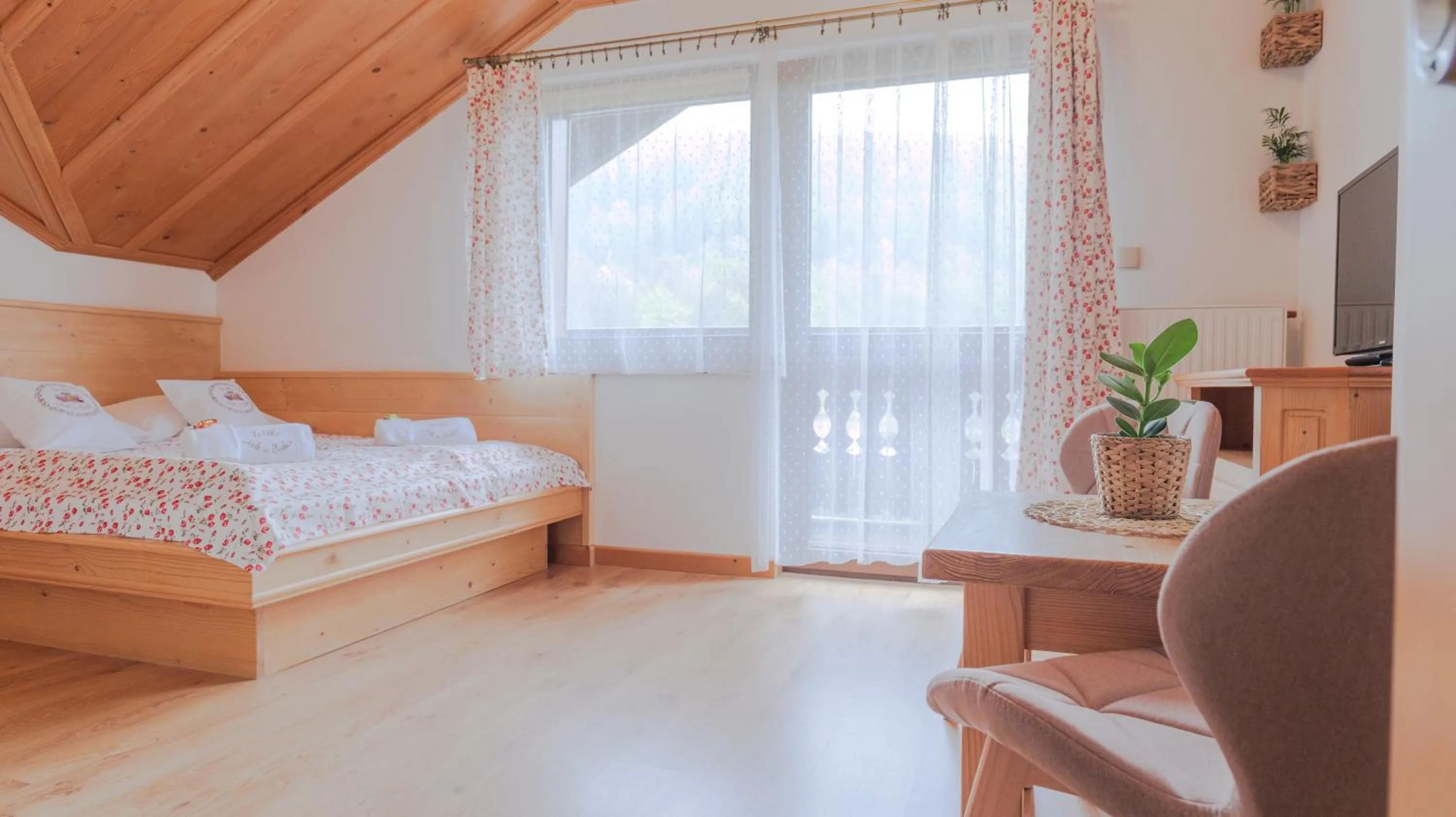 Balcony/Terrace, Bed in Willa jak u Babci