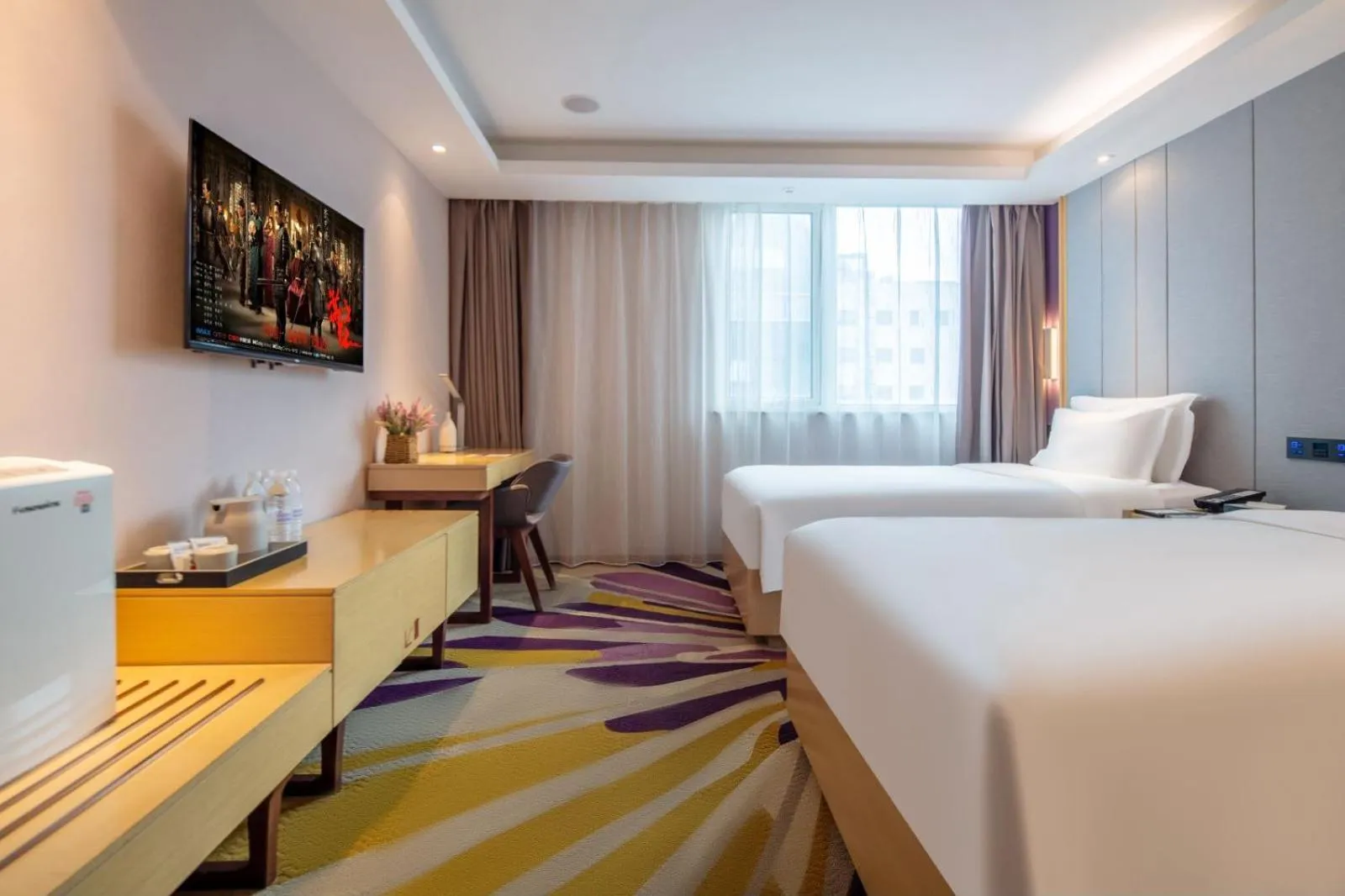 Seating area, Bed in Lavande Hotel Beijing Tiananmen Square Wangfujing Street Branch