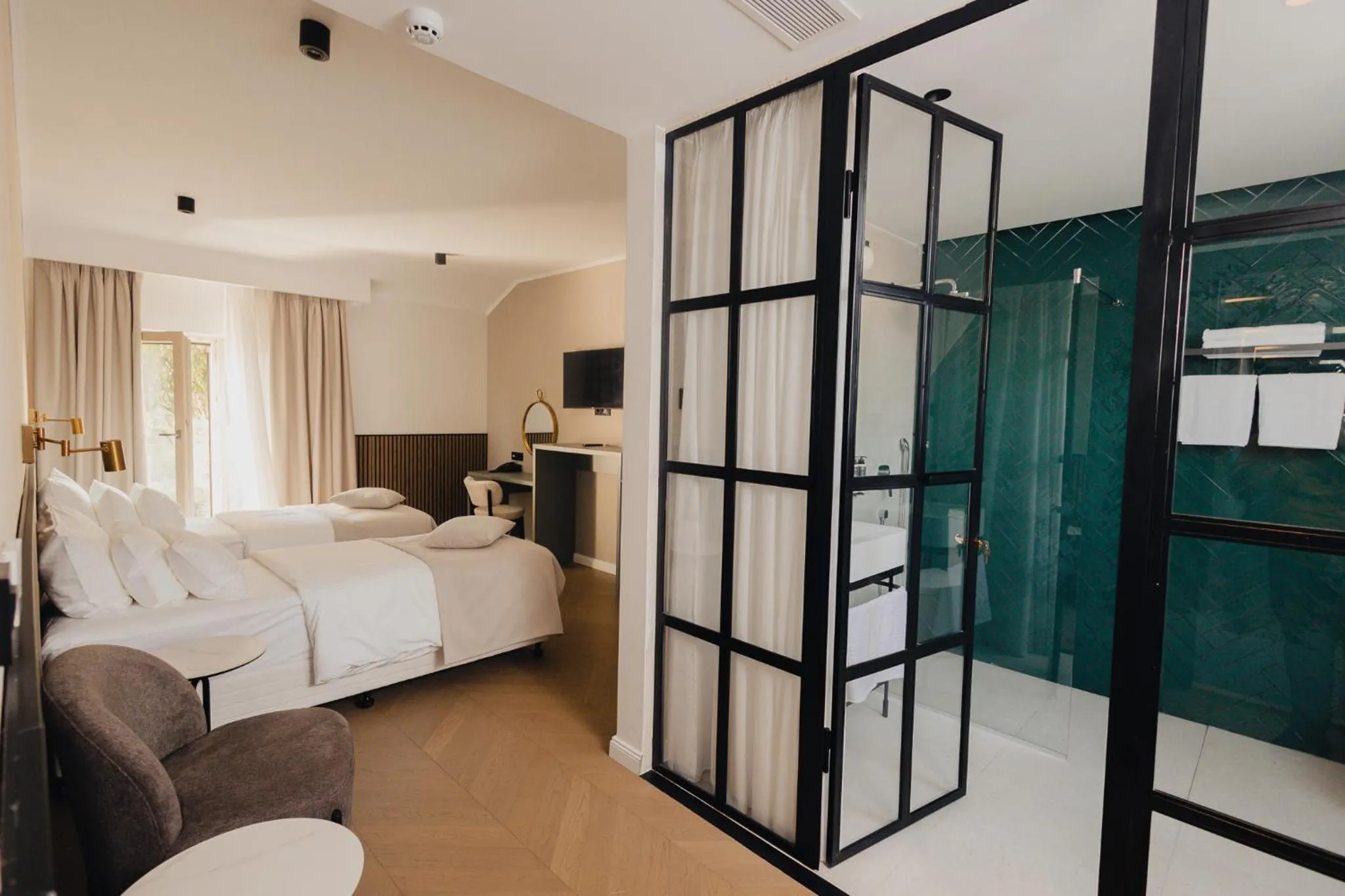 Bed in Hotel Flaneur