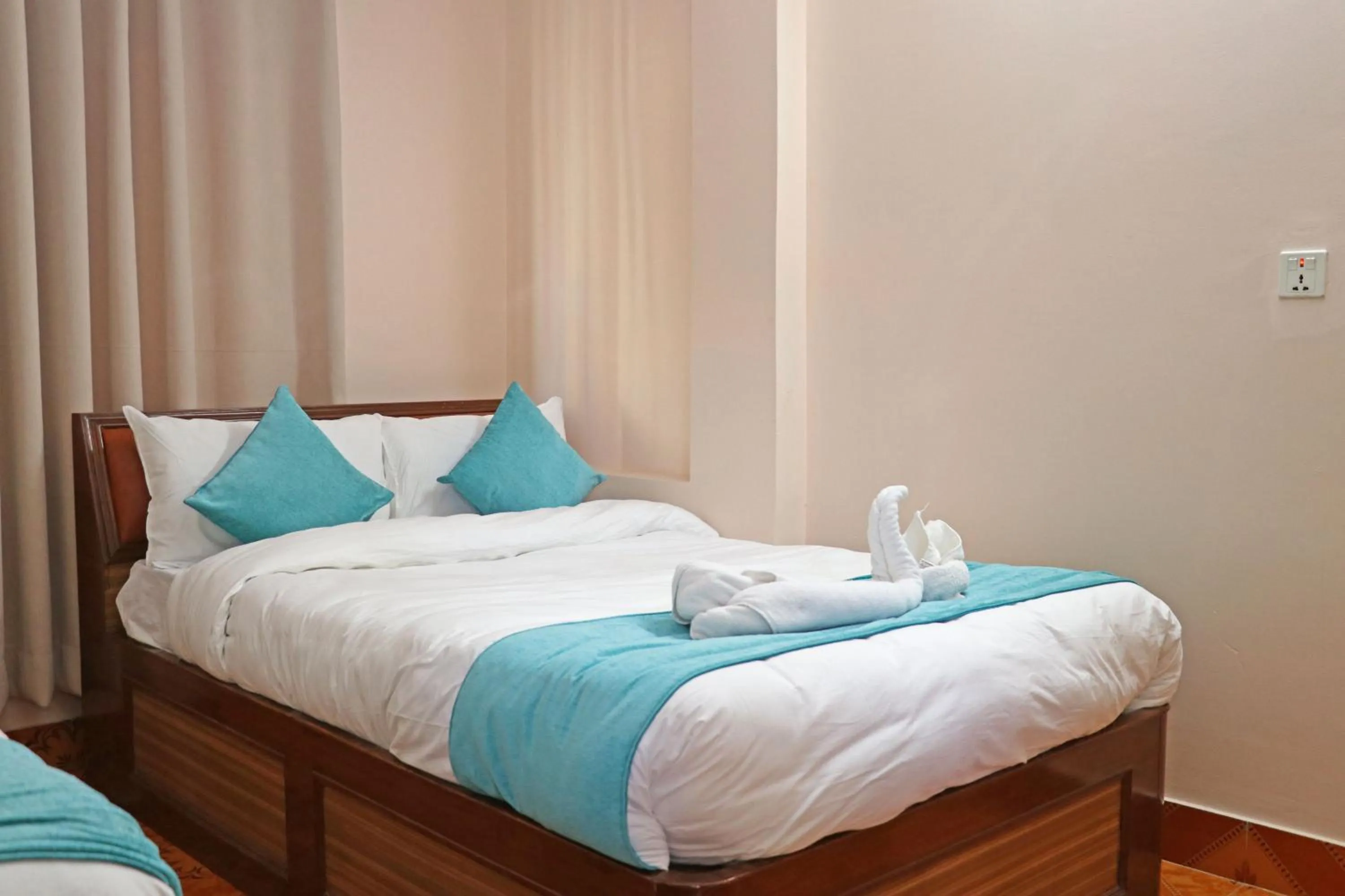 Bed in Hotel Resunga Arjun