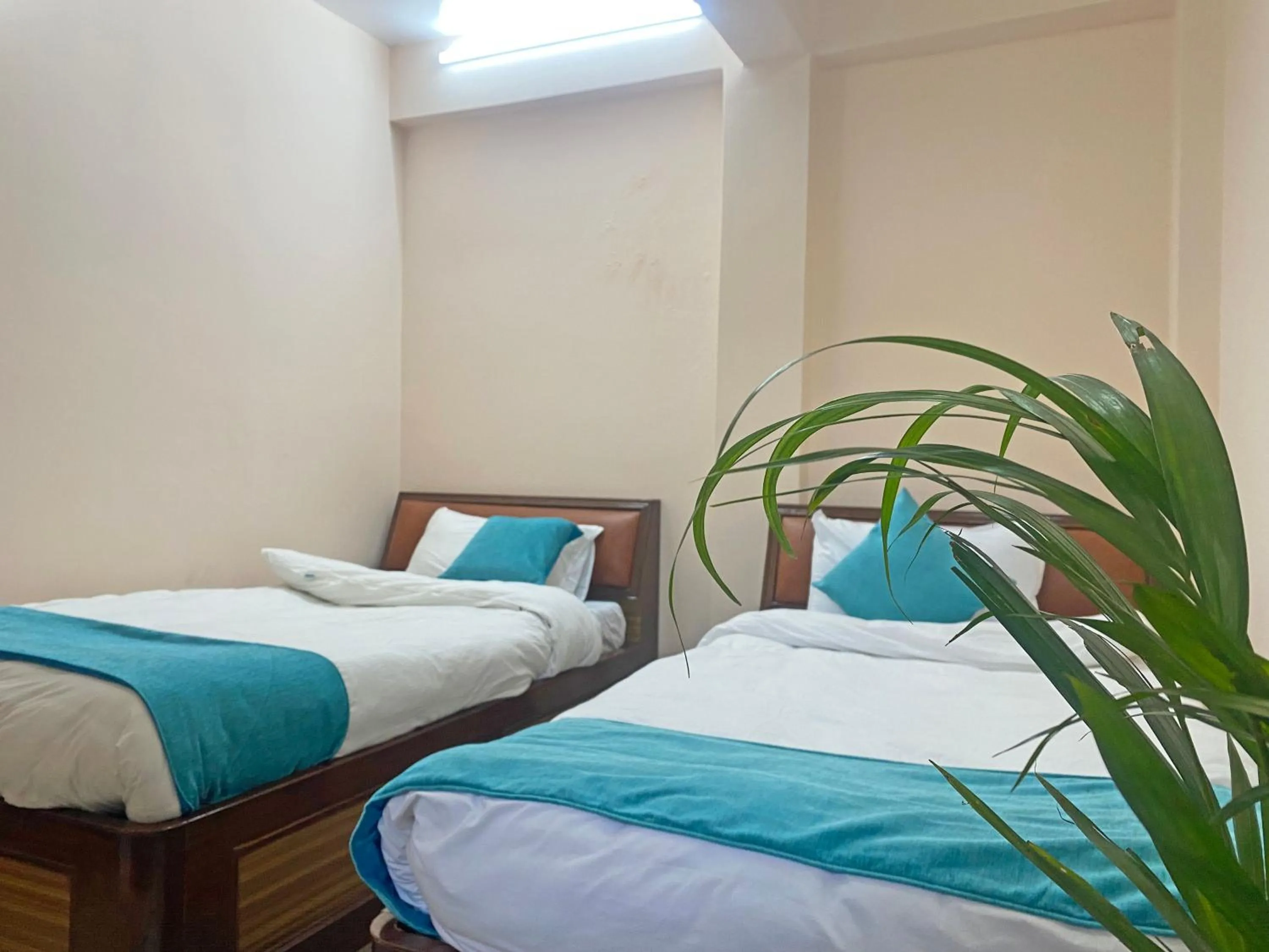 Bed in Hotel Resunga Arjun