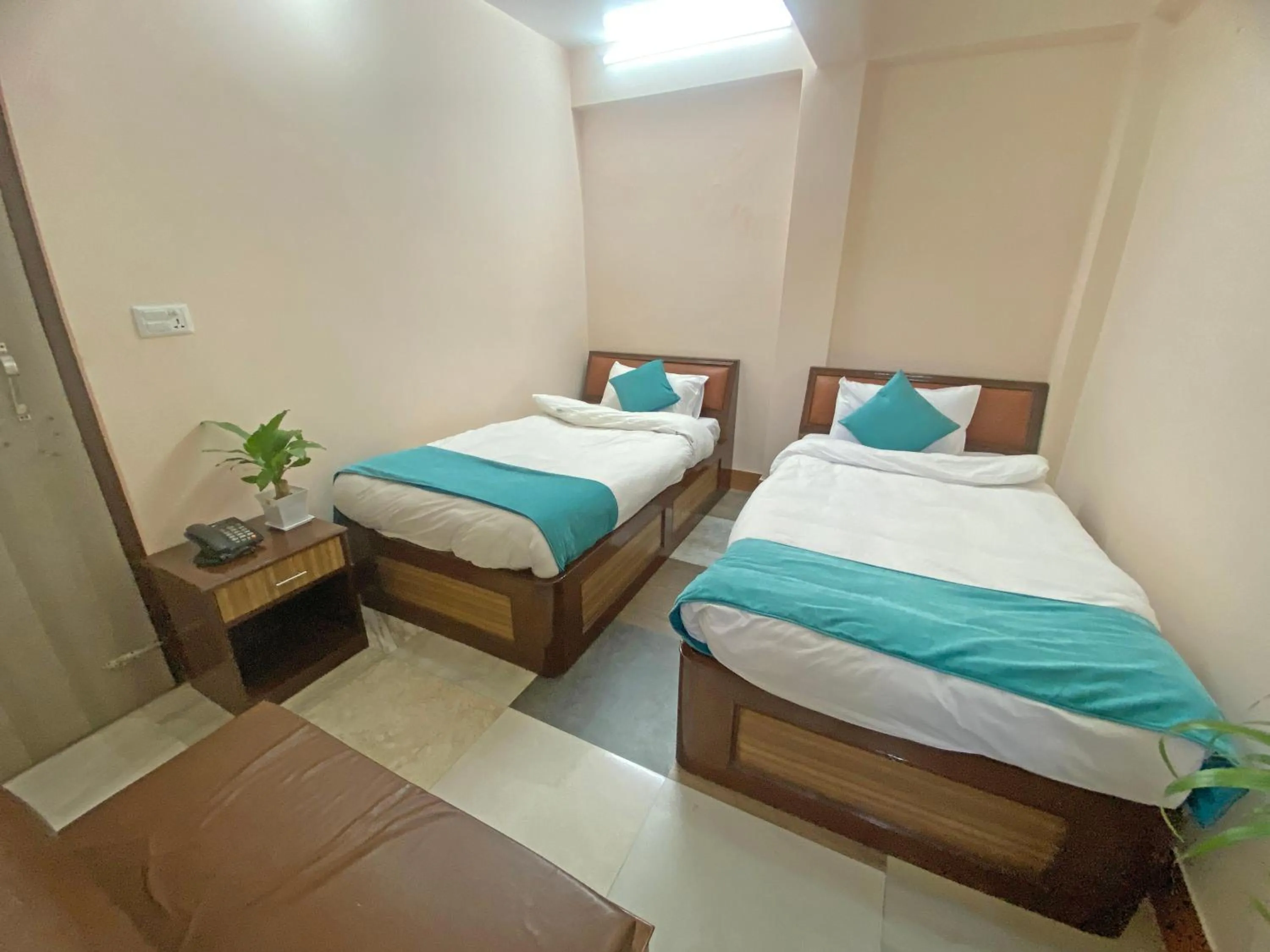 Bed in Hotel Resunga Arjun