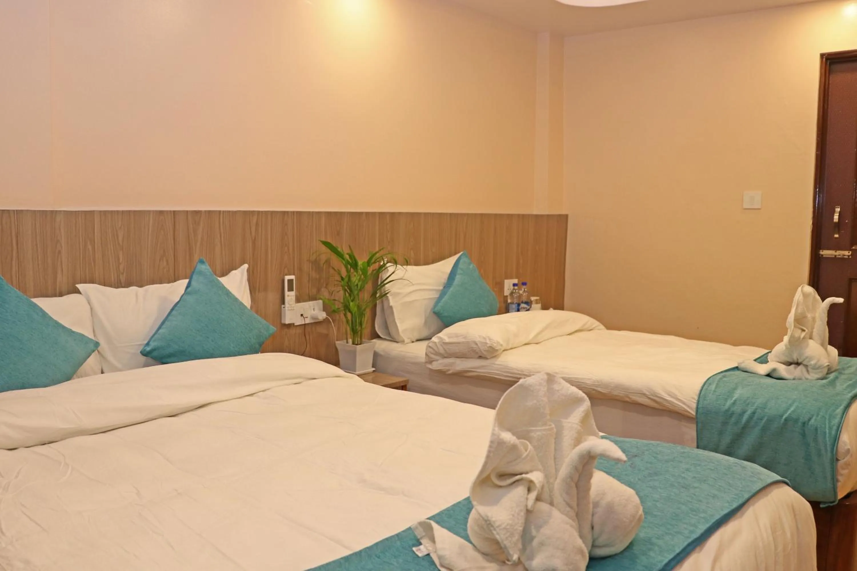 Bed in Hotel Resunga Arjun