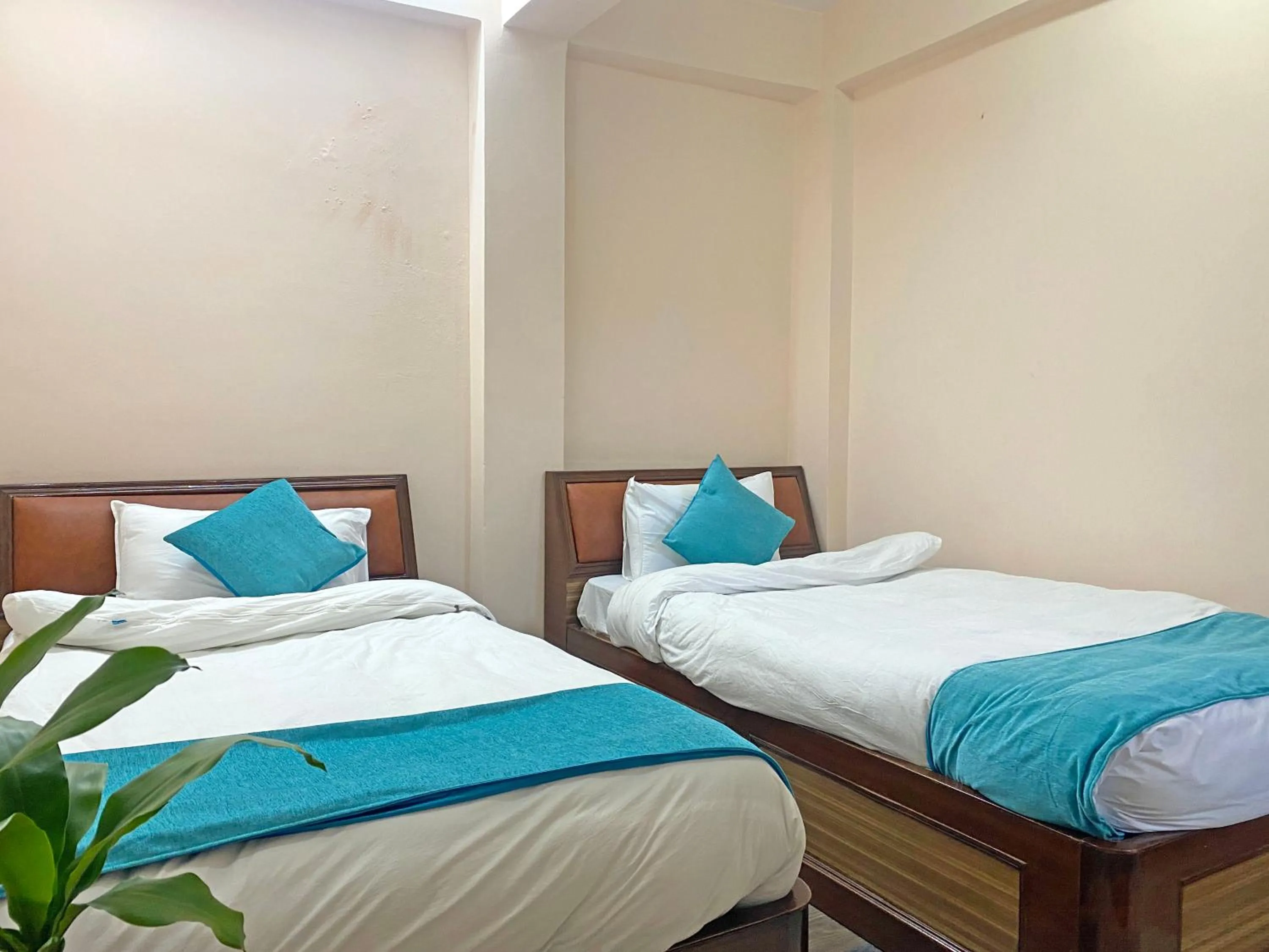 Bed in Hotel Resunga Arjun