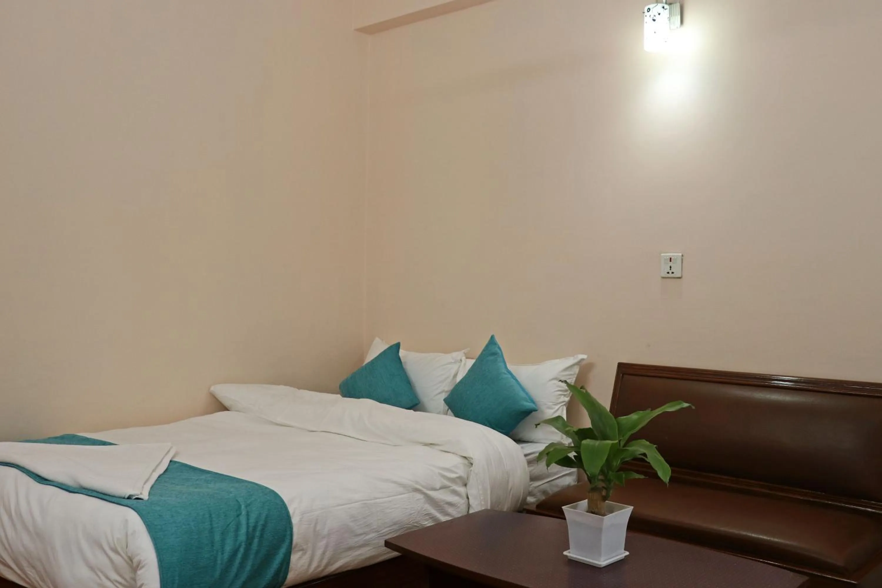 Bed in Hotel Resunga Arjun