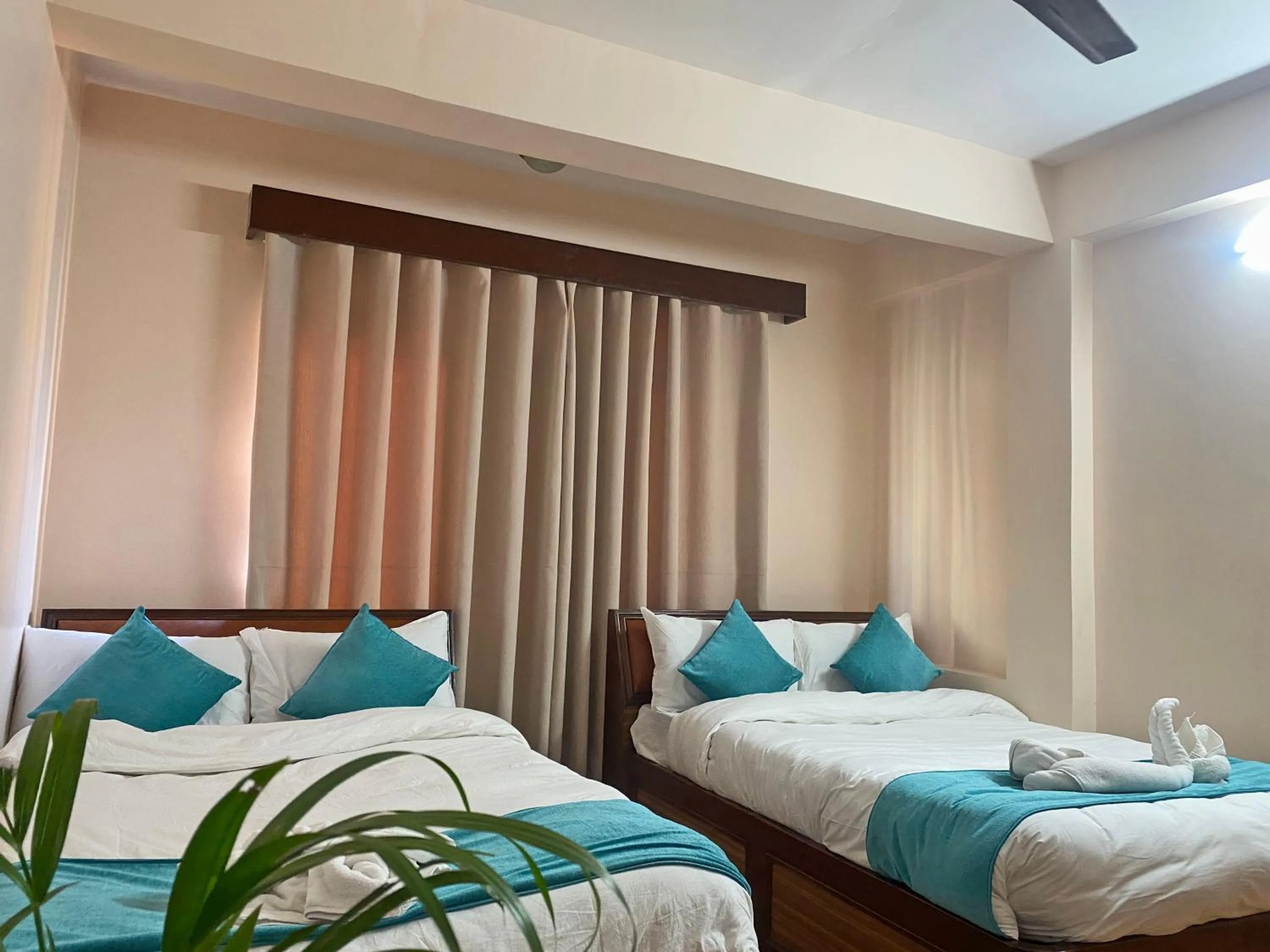 Bed in Hotel Resunga Arjun