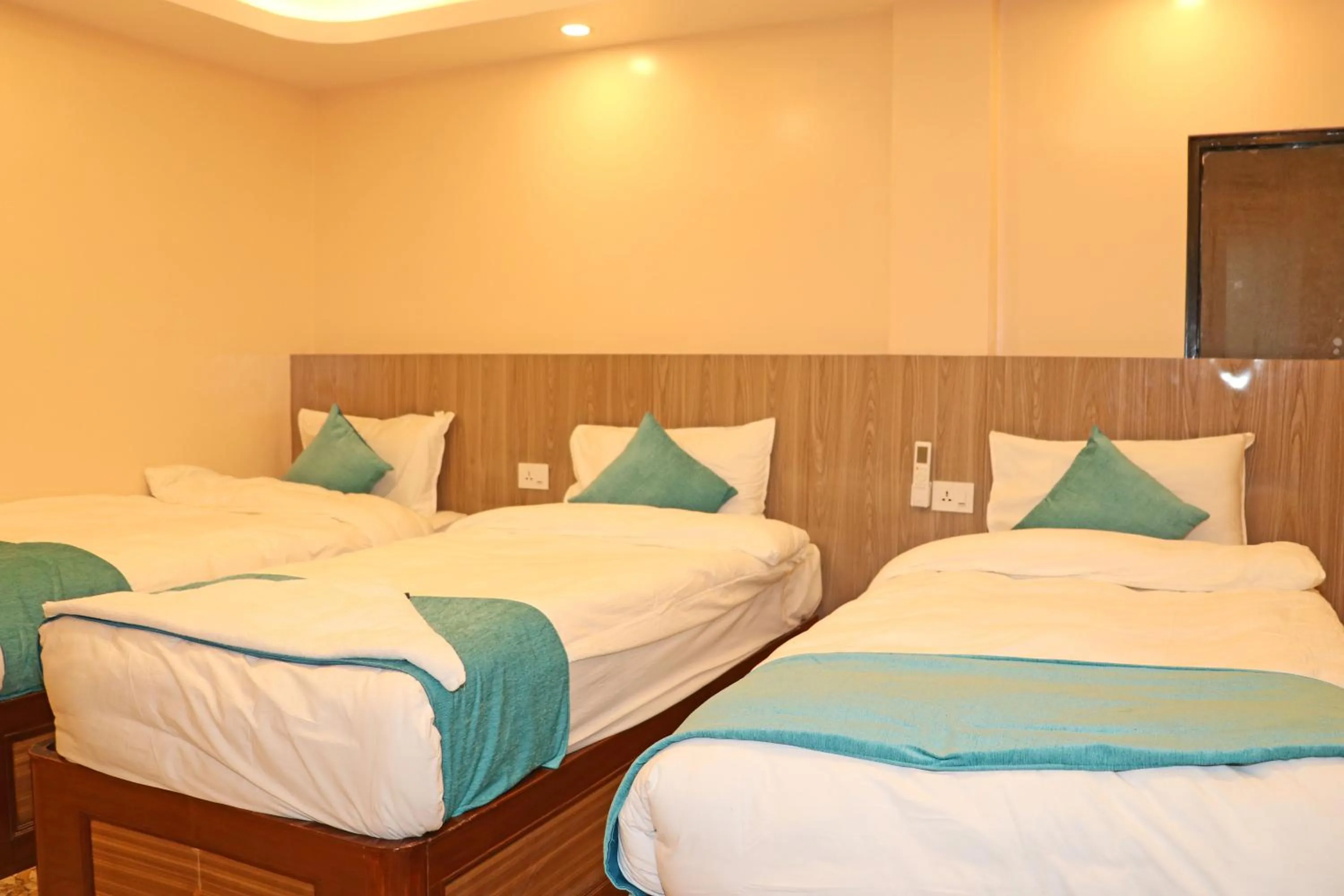 Bed in Hotel Resunga Arjun