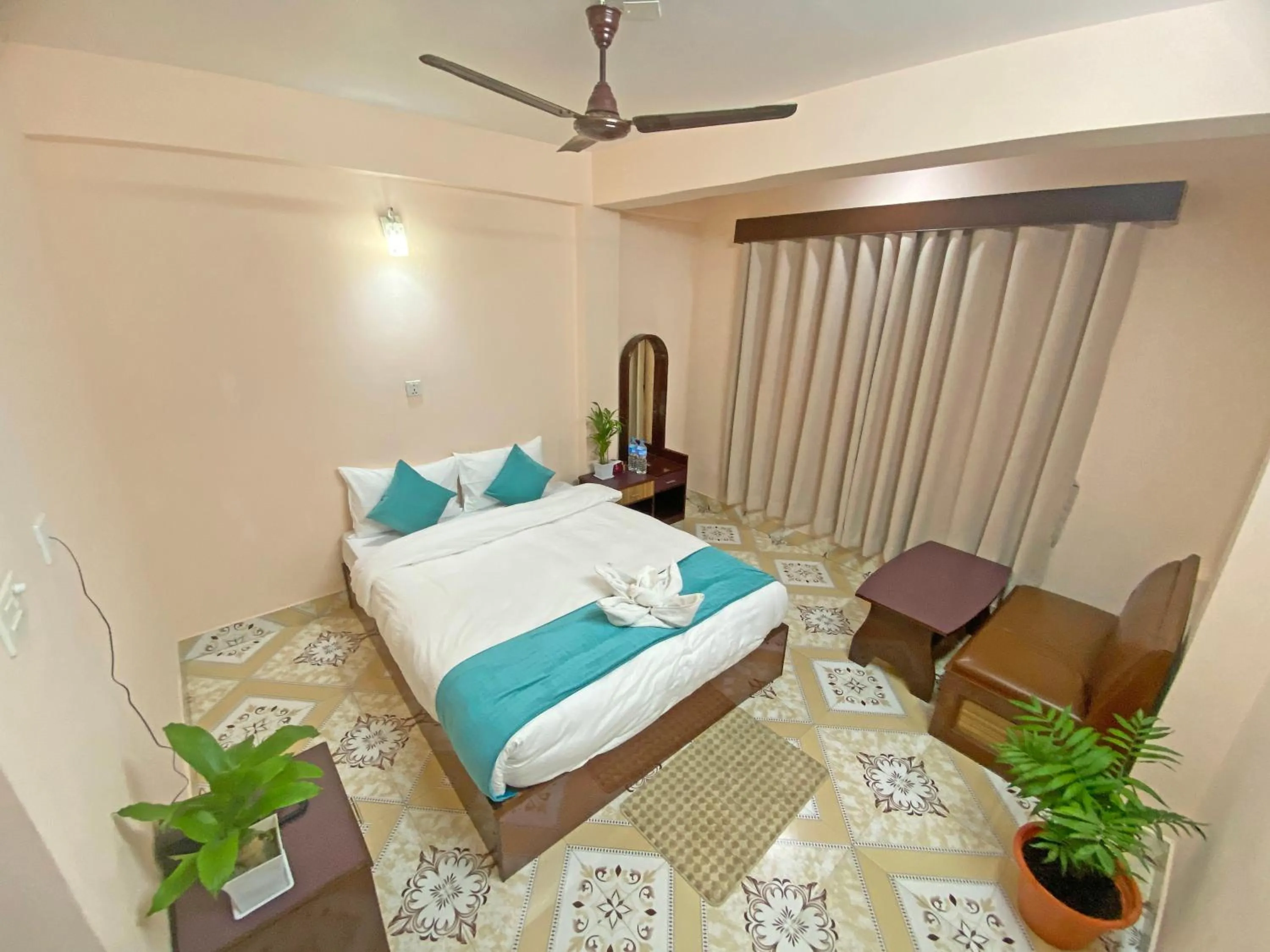 Bed in Hotel Resunga Arjun