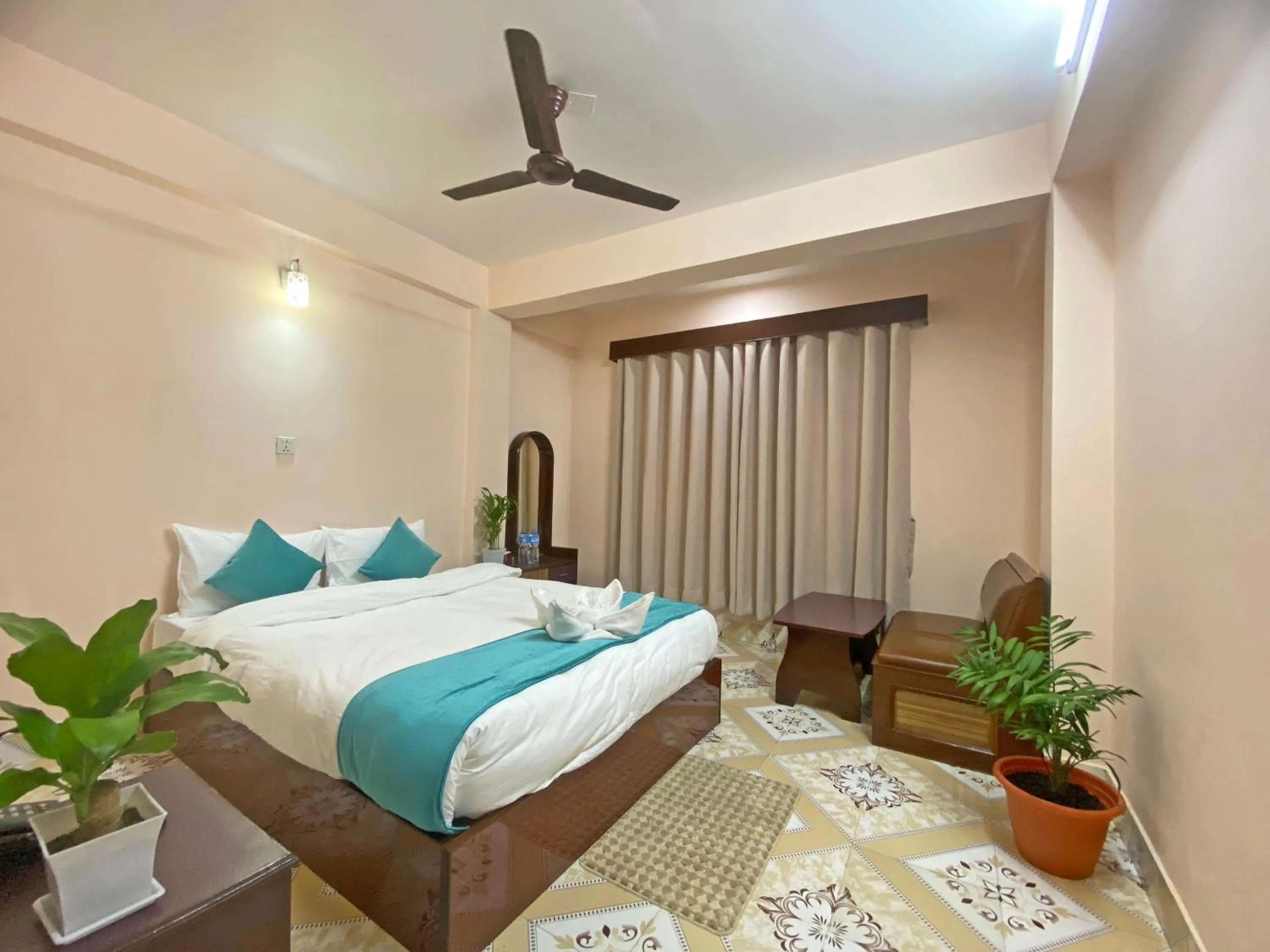 Bed in Hotel Resunga Arjun