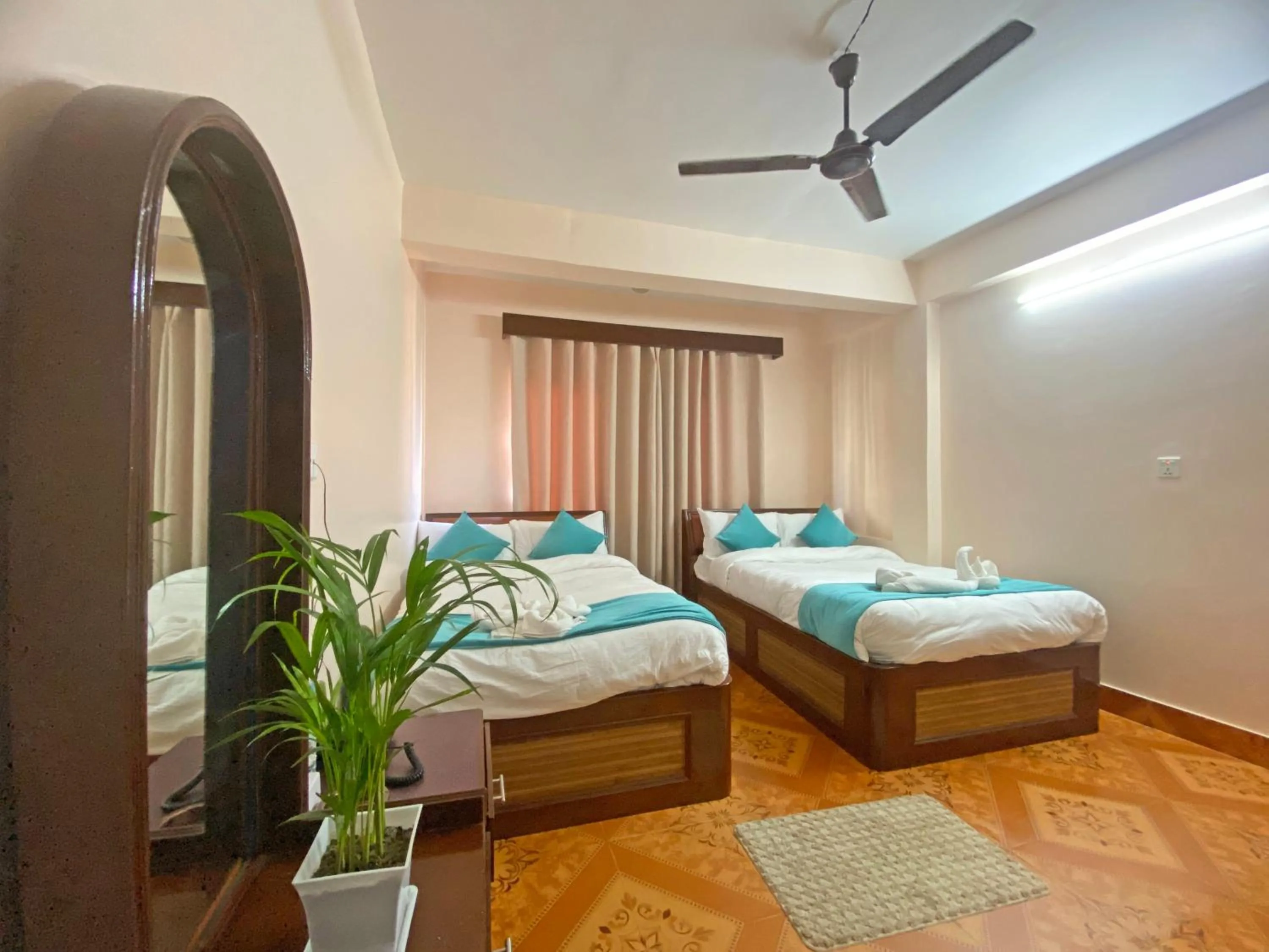 Bed in Hotel Resunga Arjun