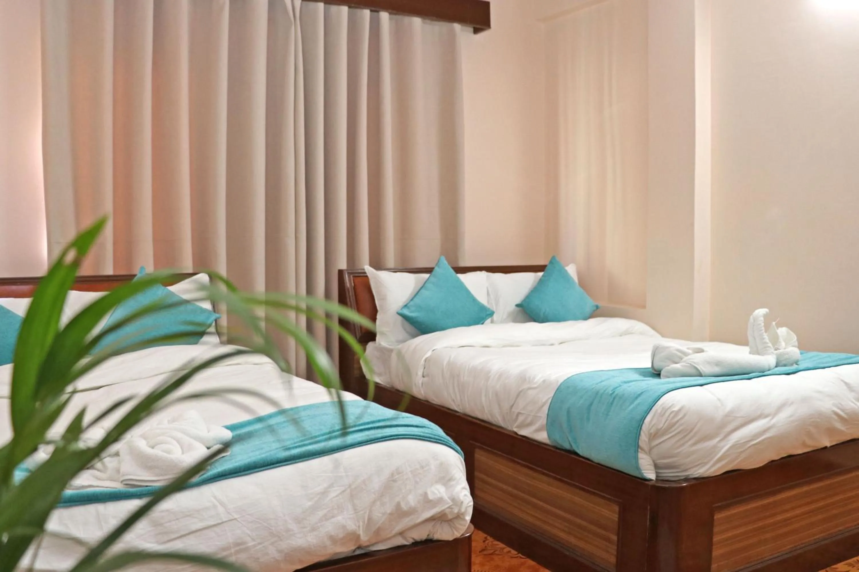 Bed in Hotel Resunga Arjun