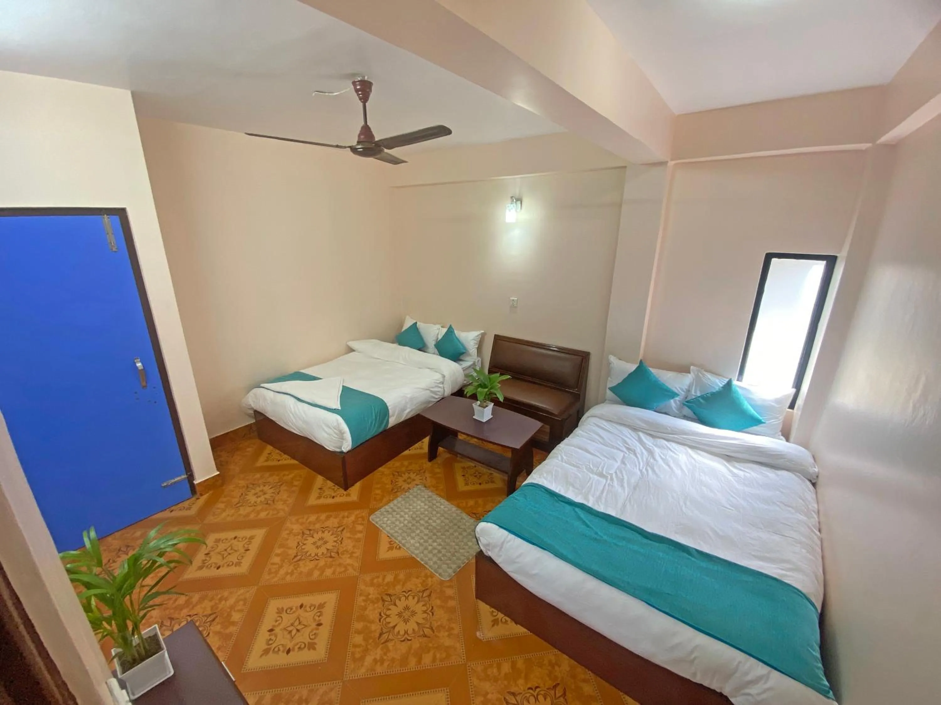 Bed in Hotel Resunga Arjun