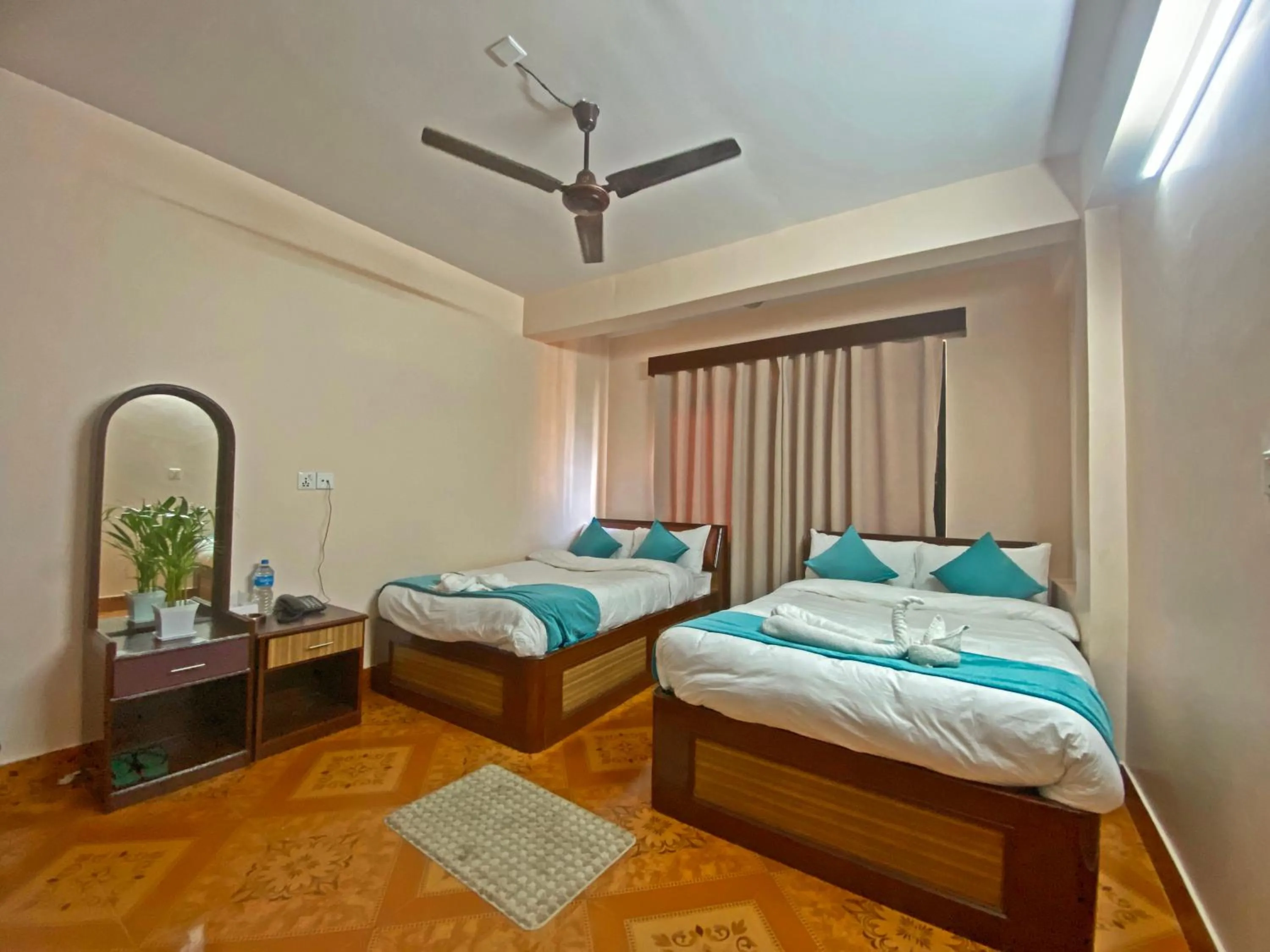 Bed in Hotel Resunga Arjun