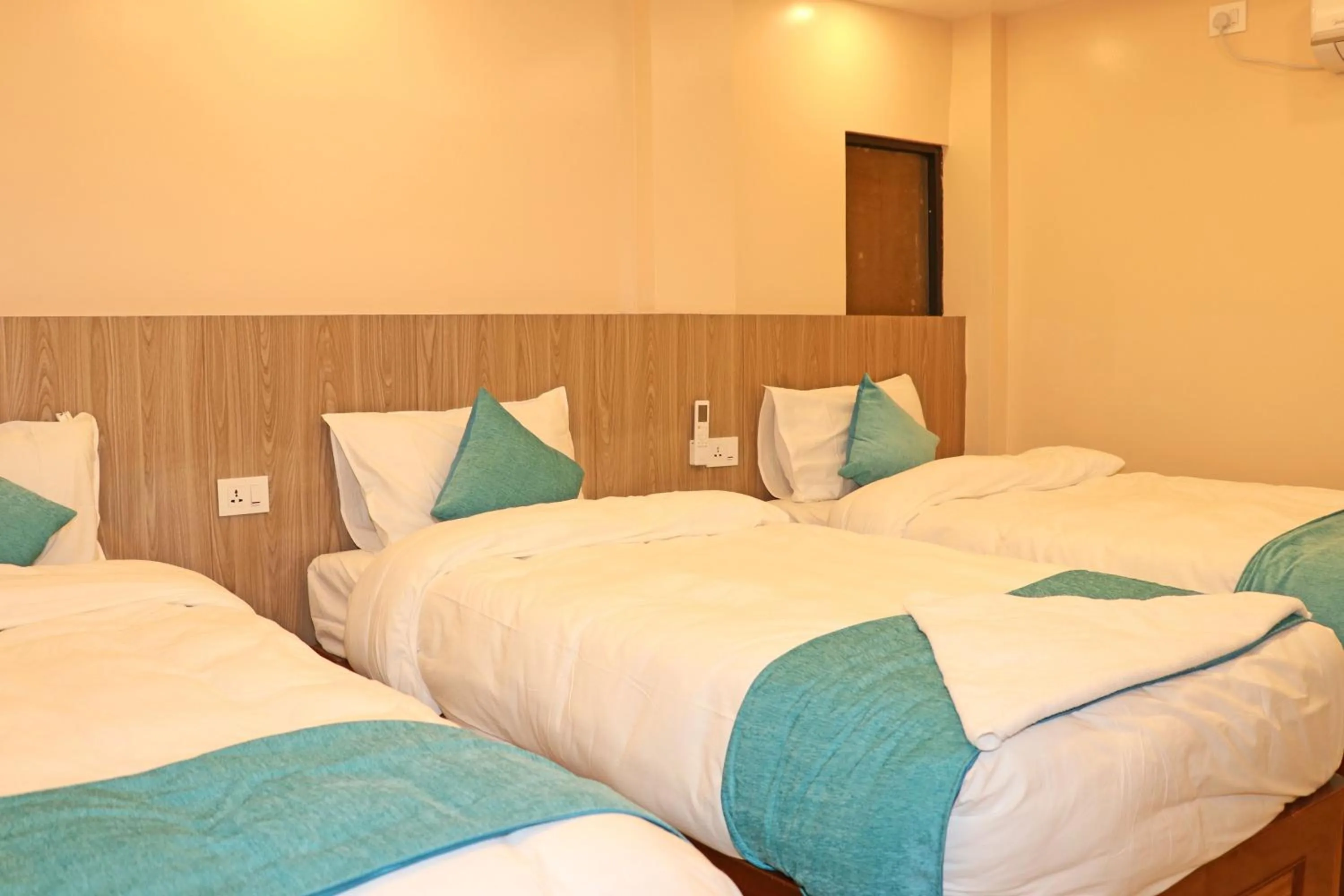 Bed in Hotel Resunga Arjun